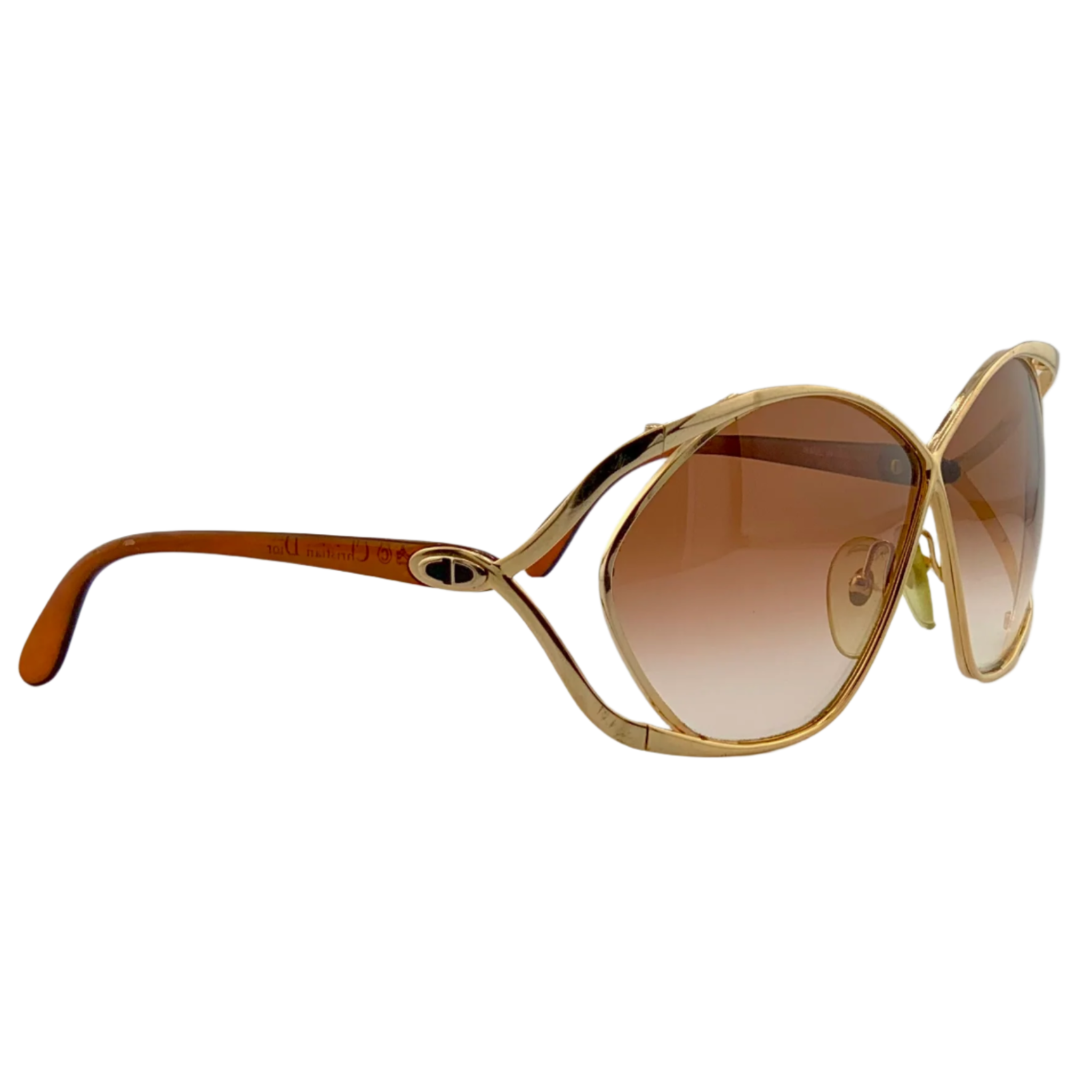 Authentic and original Vintage Christian Dior Square 2056 41 sunglasses for women, in superb condition, never worn or sold