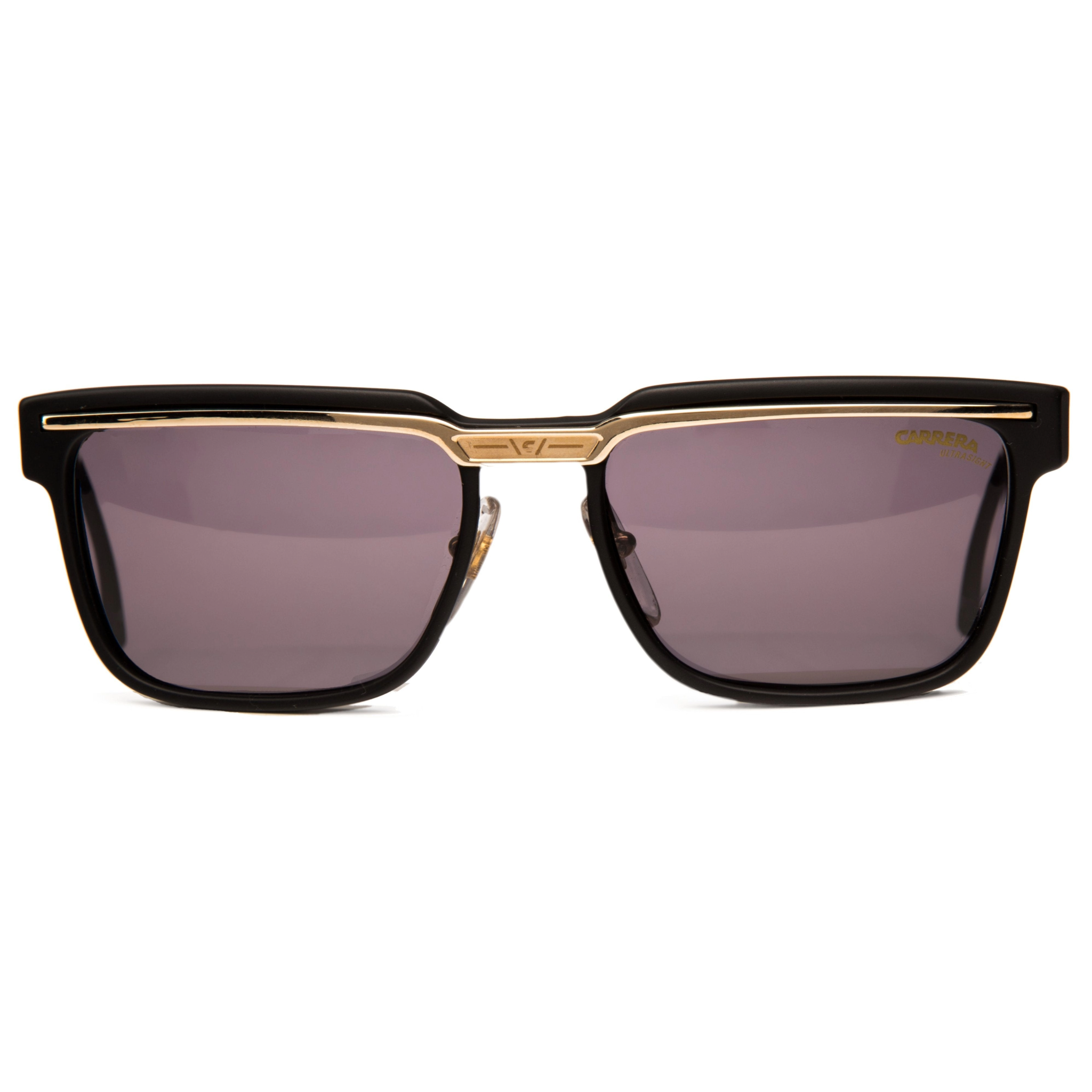 Vintage Carrera Wayfarer 5488 sunglasses for gentlemen in matte grey frame and black smoke lenses