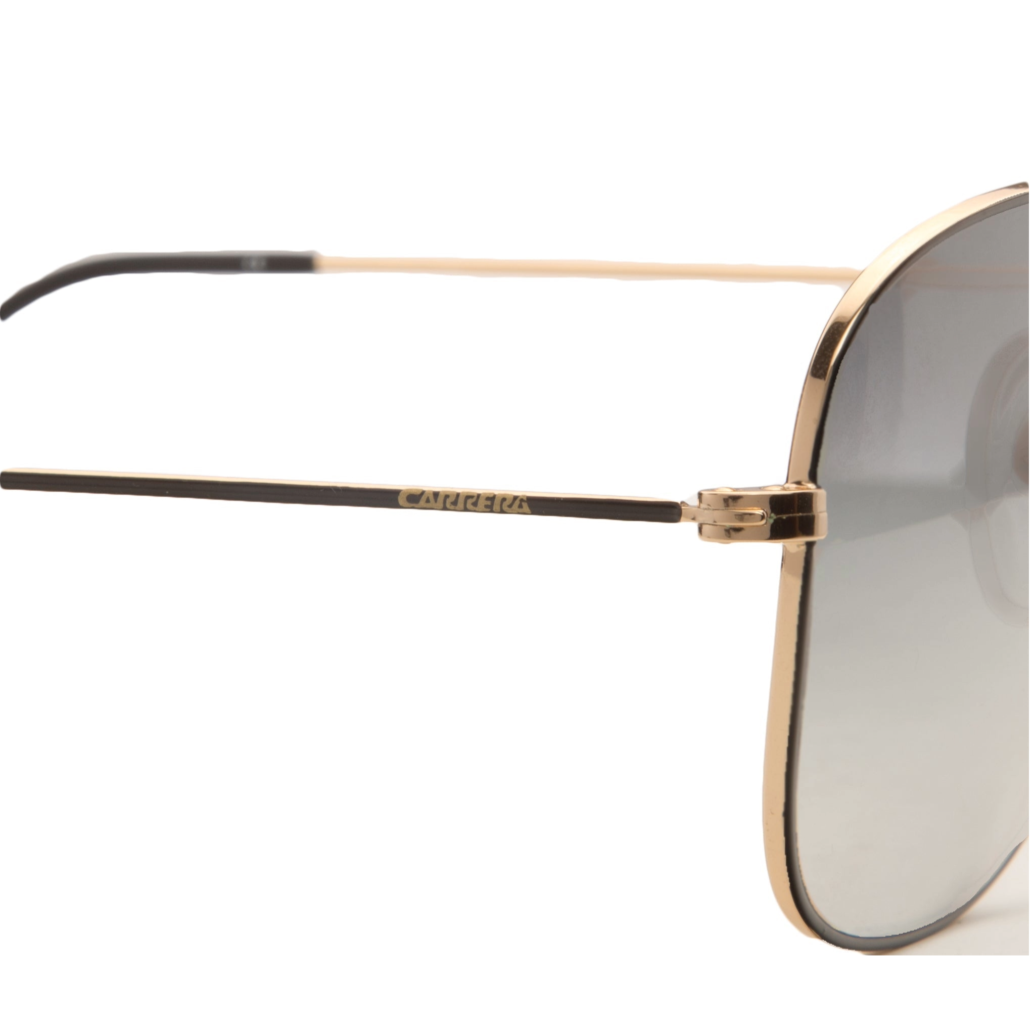 Original Carrera Aviator 5477 sunglasses with gold frame and grey blue gradient lenses, never before worn