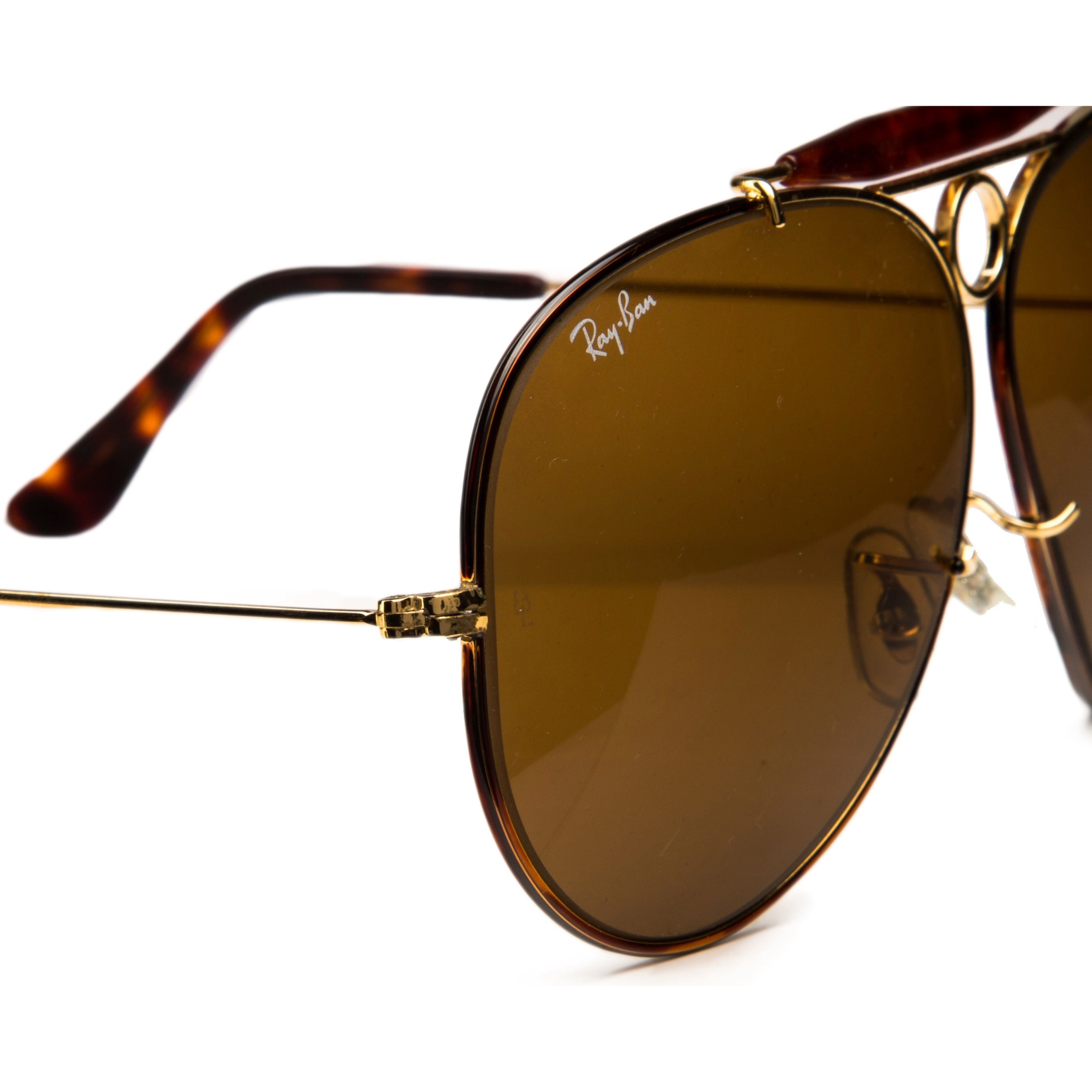 Original Rayban Aviator 1703 sunglasses with brown lenses and UV protection