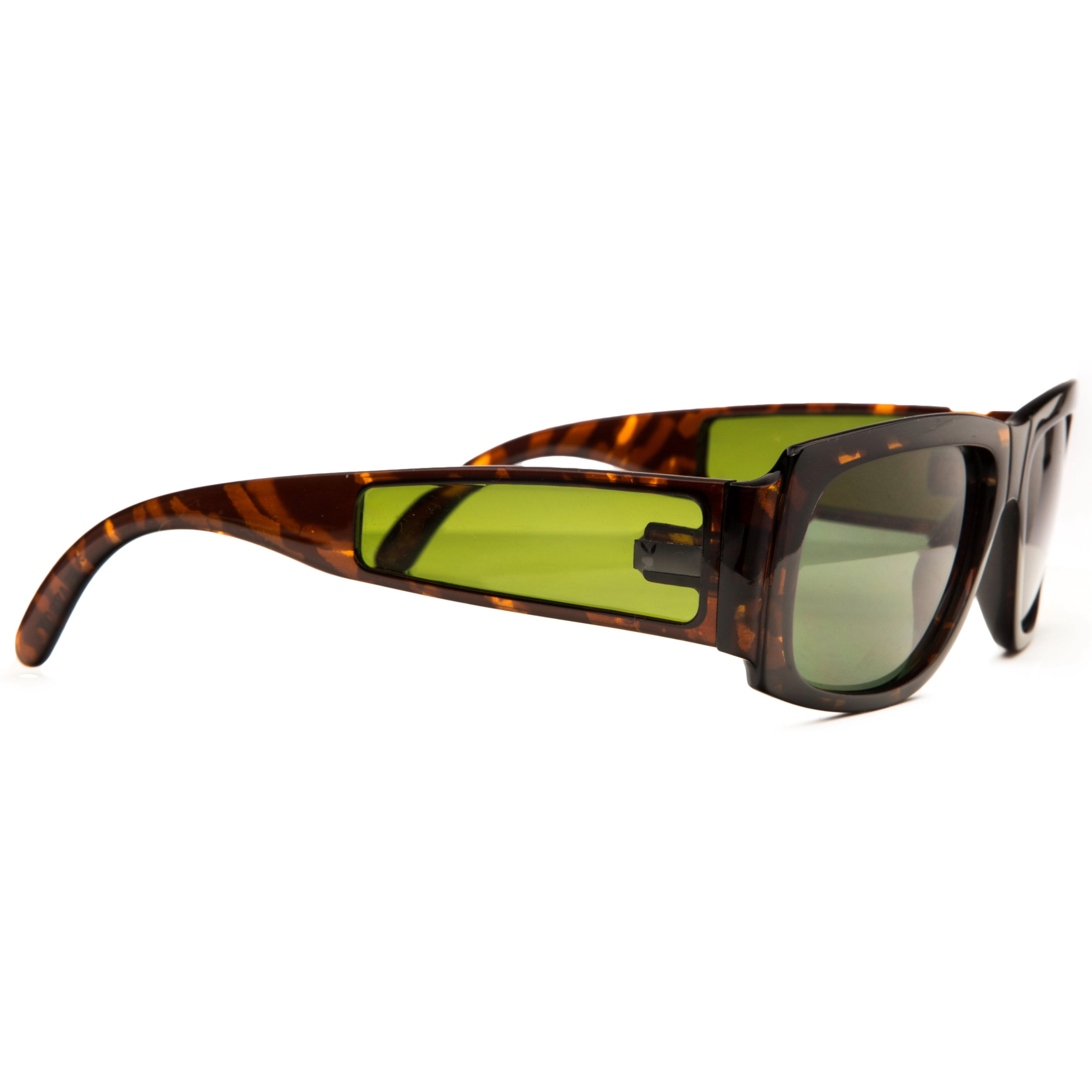 Retro Playboy Flat Brow 467010 sunglasses with tortoiseshell frame and green lenses Made for gentlemen Never worn, 100% UV protection Original and authentic