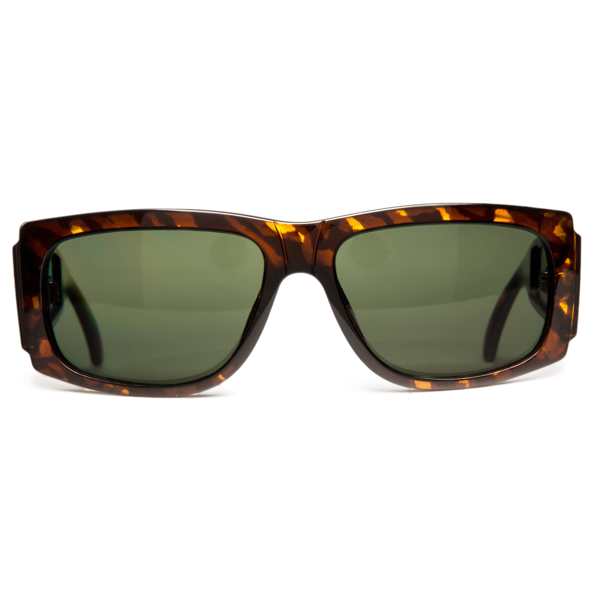 Vintage tortoiseshell Playboy Flat Brow 467010 sunglasses with green lenses Perfect for gentlemen Never before worn, 100% UV protection Authentic and original