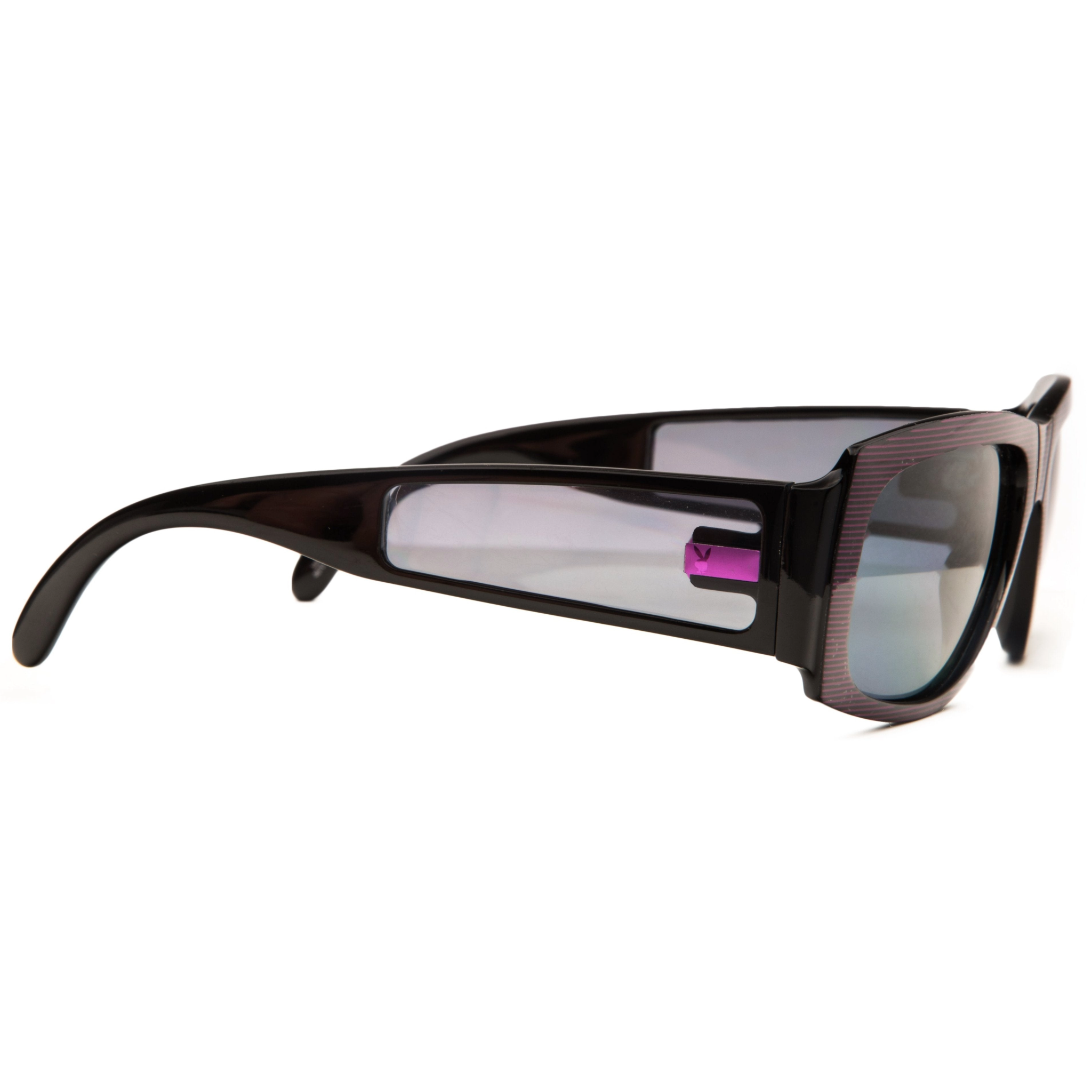 Black and gold Playboy Flat Brow 467098 sunglasses with trendy design