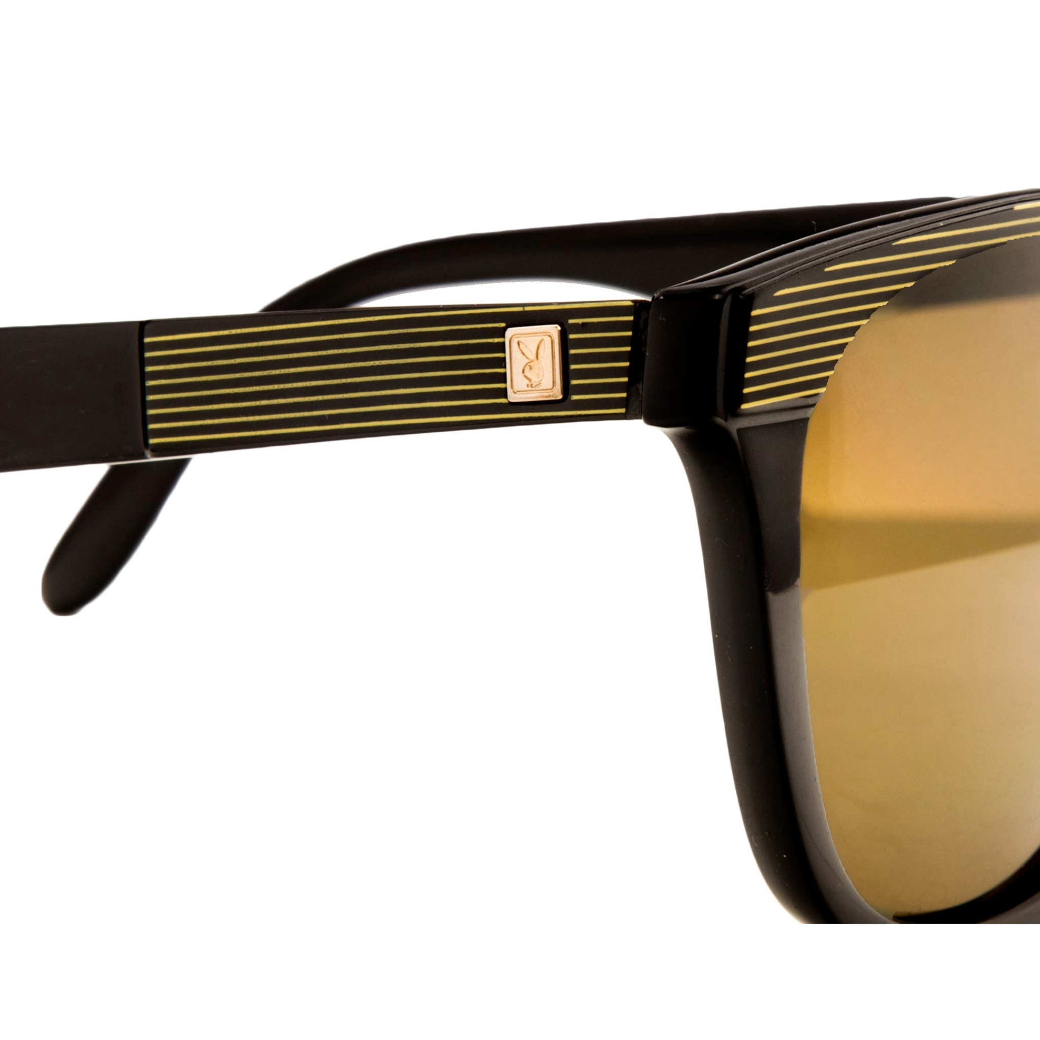 Black Playboy Wayfarer 467394 sunglasses with polarized lenses and classic design