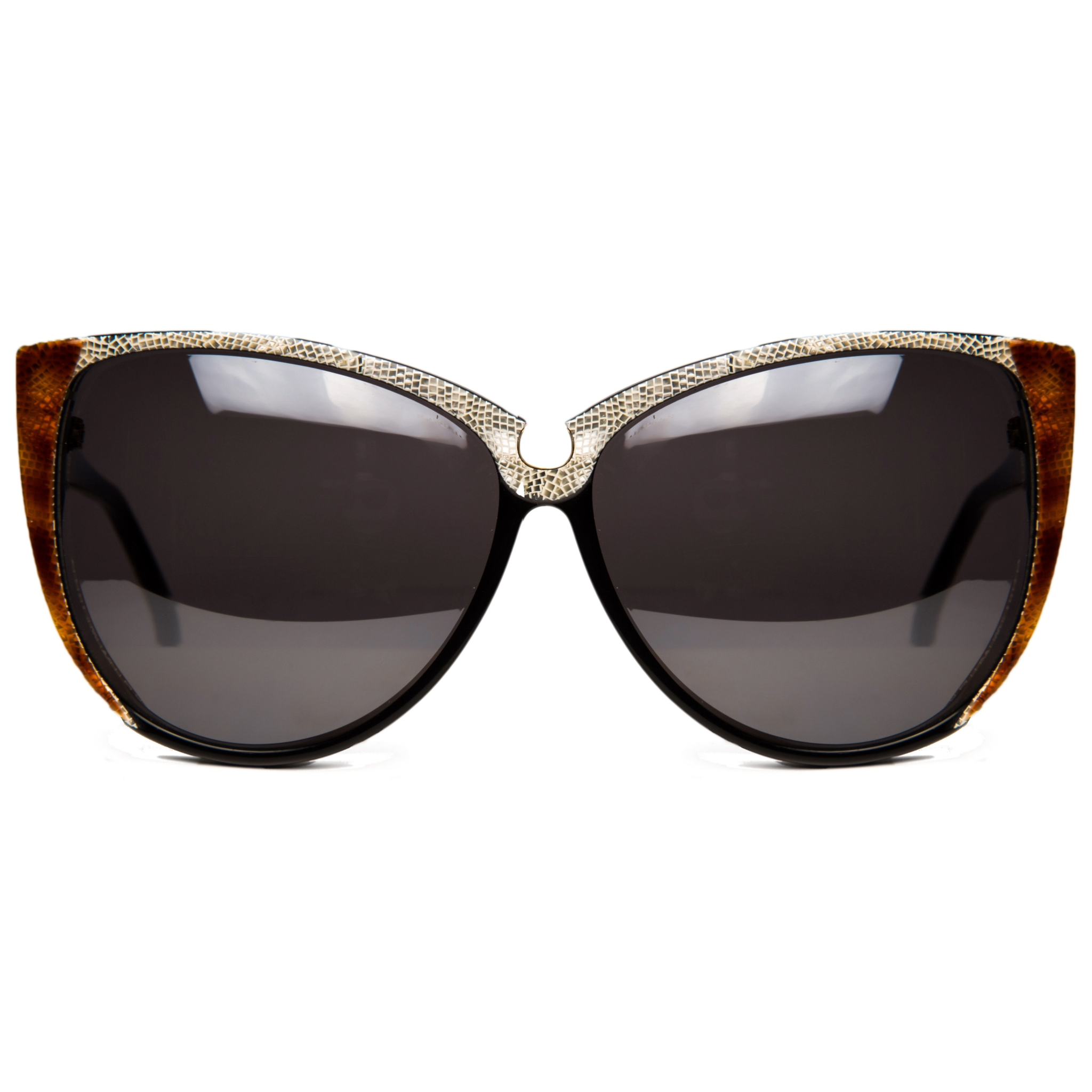Vintage Gucci Cat Eye 2108546 sunglasses for women in red marble frame and black smoke lens with 100% UV protection