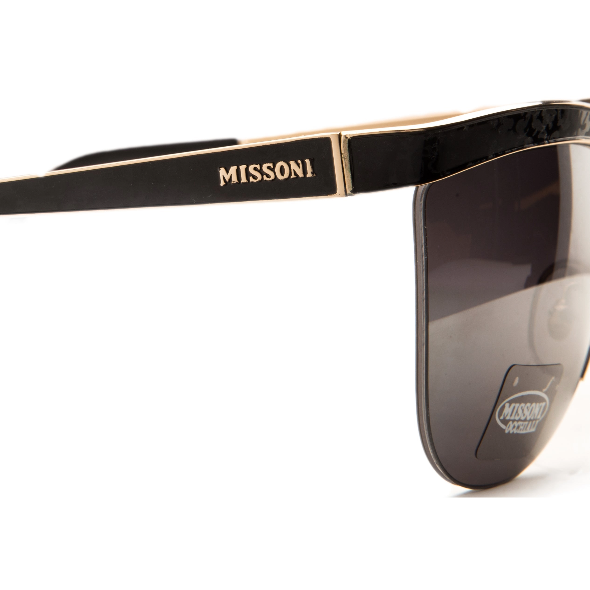 Black and white Missoni Cat Eye 310518 sunglasses with stylish pattern