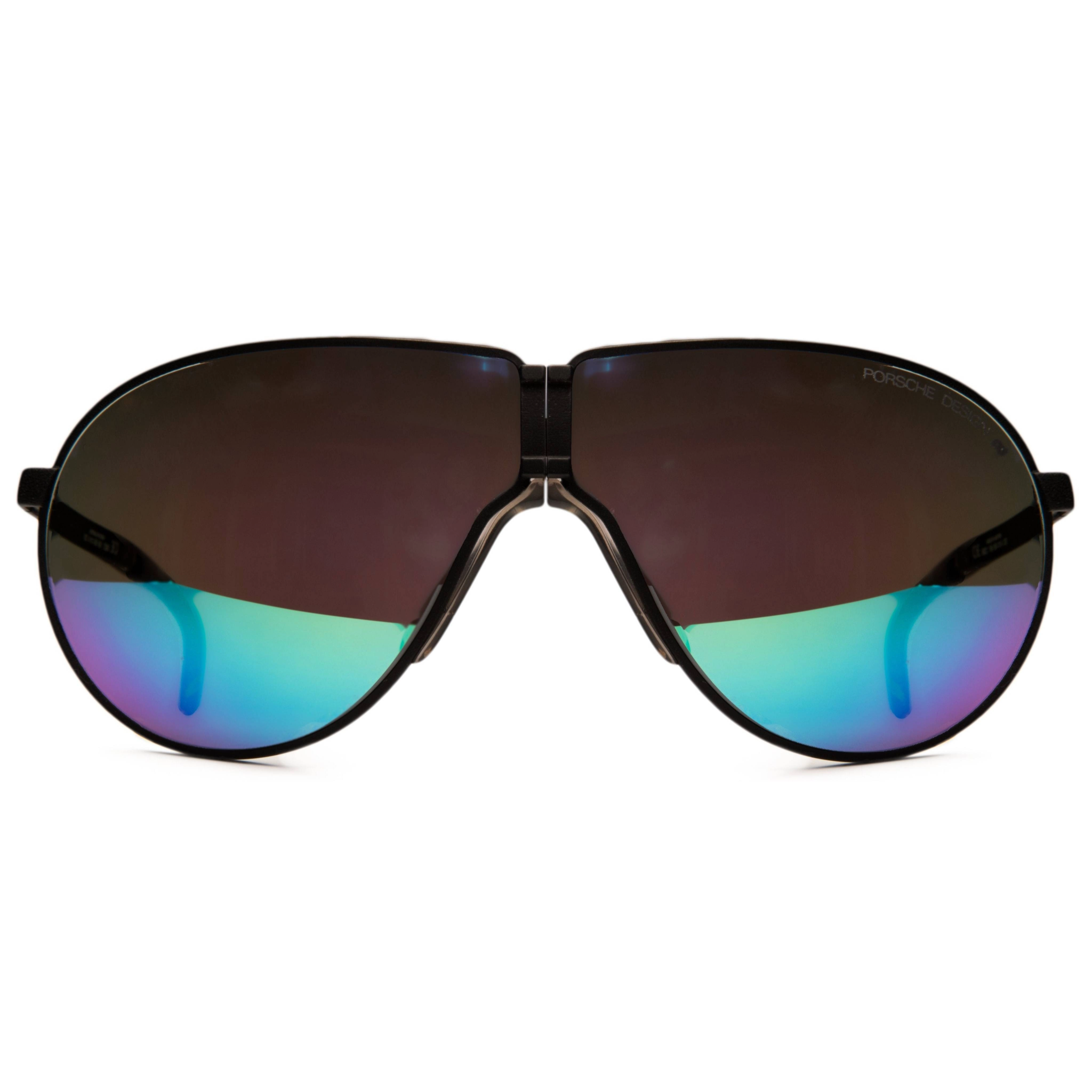 Black Porsche Aviator 5622 sunglasses with sleek design and UV protection