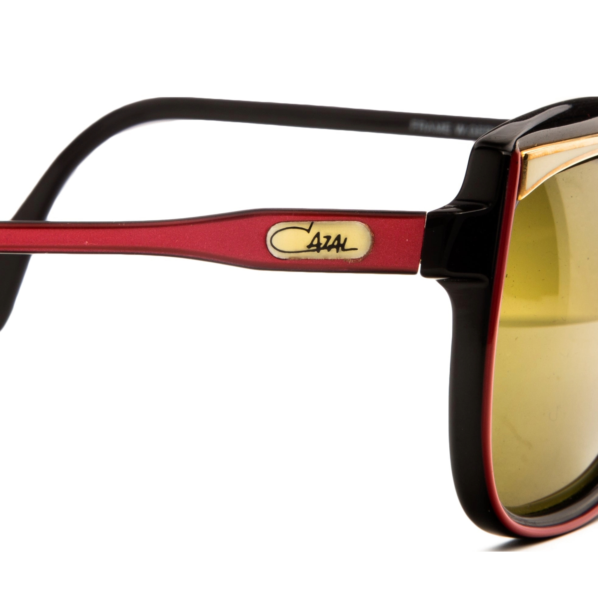 Black and gold CAZAL Square 171 sunglasses with stylish square frames