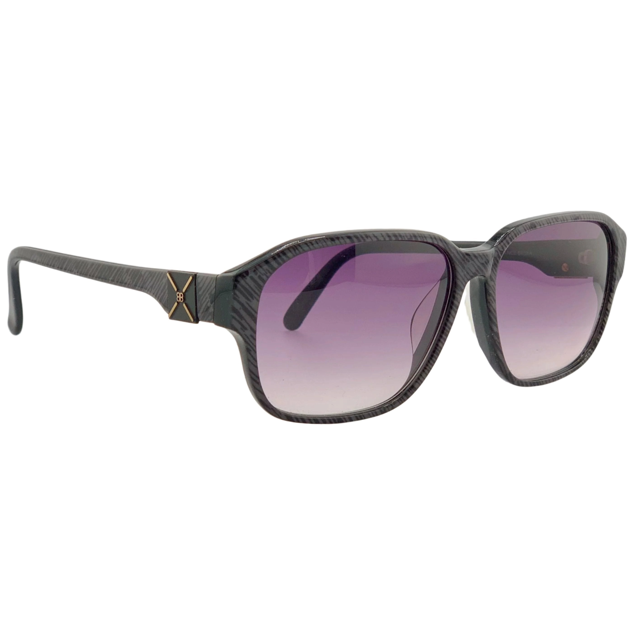 Black Balenciaga Round 2454 sunglasses with round frames and dark lenses