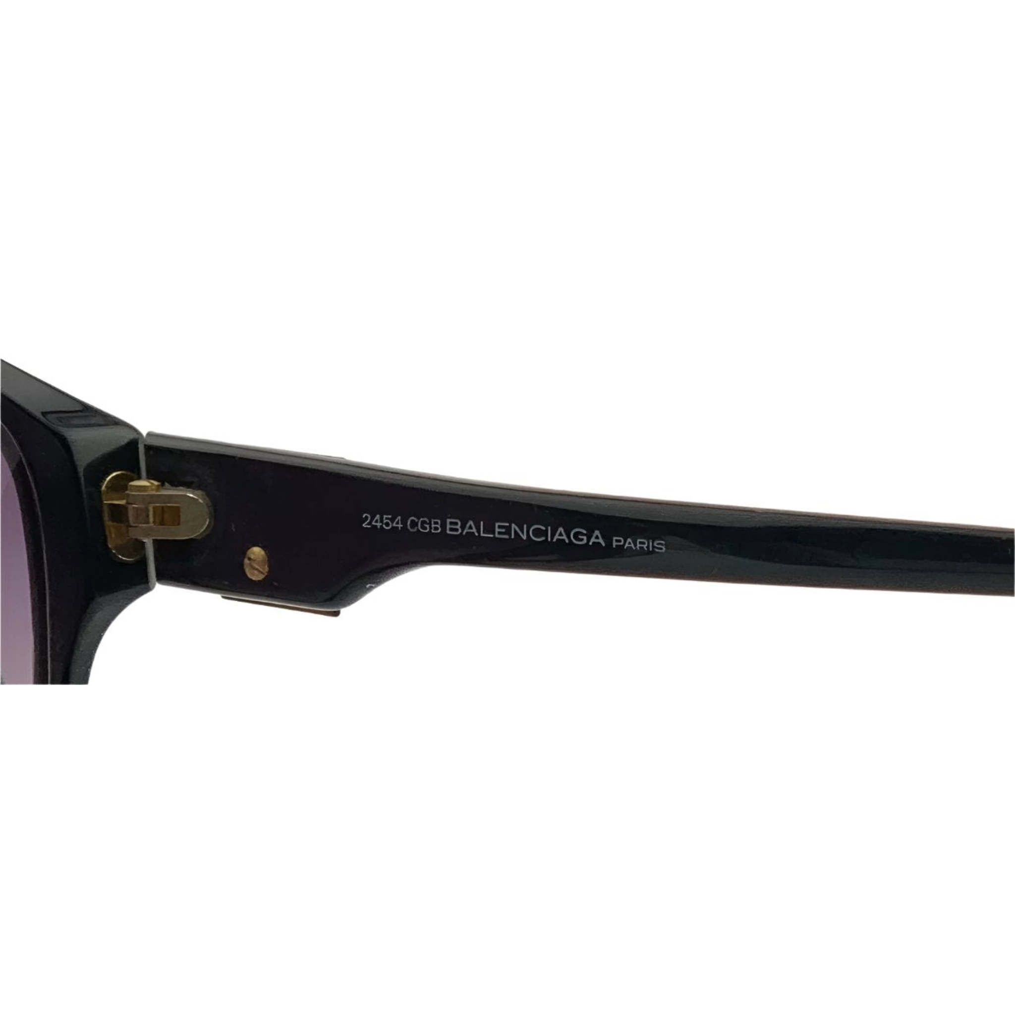 Black Balenciaga Round 2454 sunglasses with round frames and tinted lenses