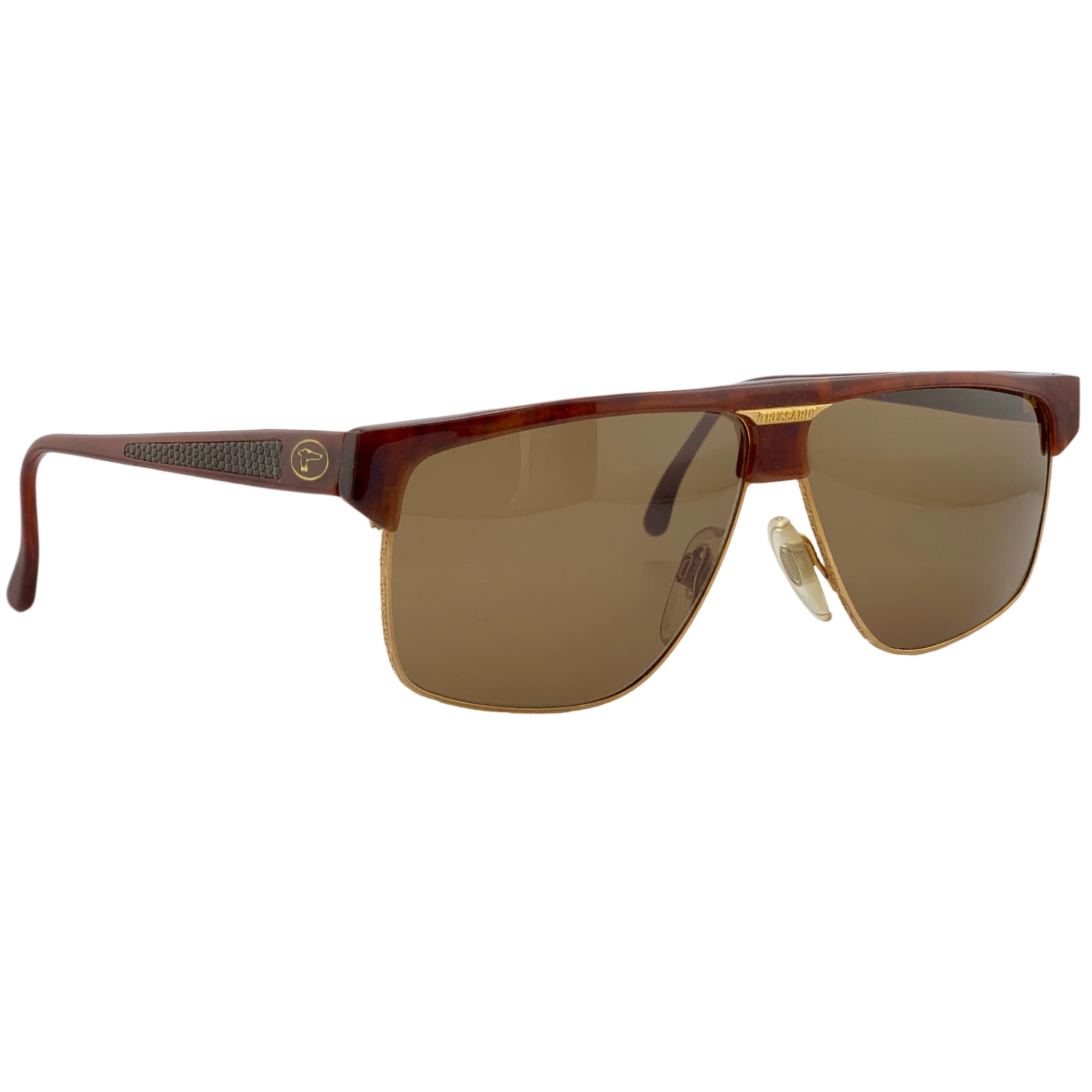Authentic, never worn or sold, original Trussardi ClubMaster 02094 sunglasses in superb condition