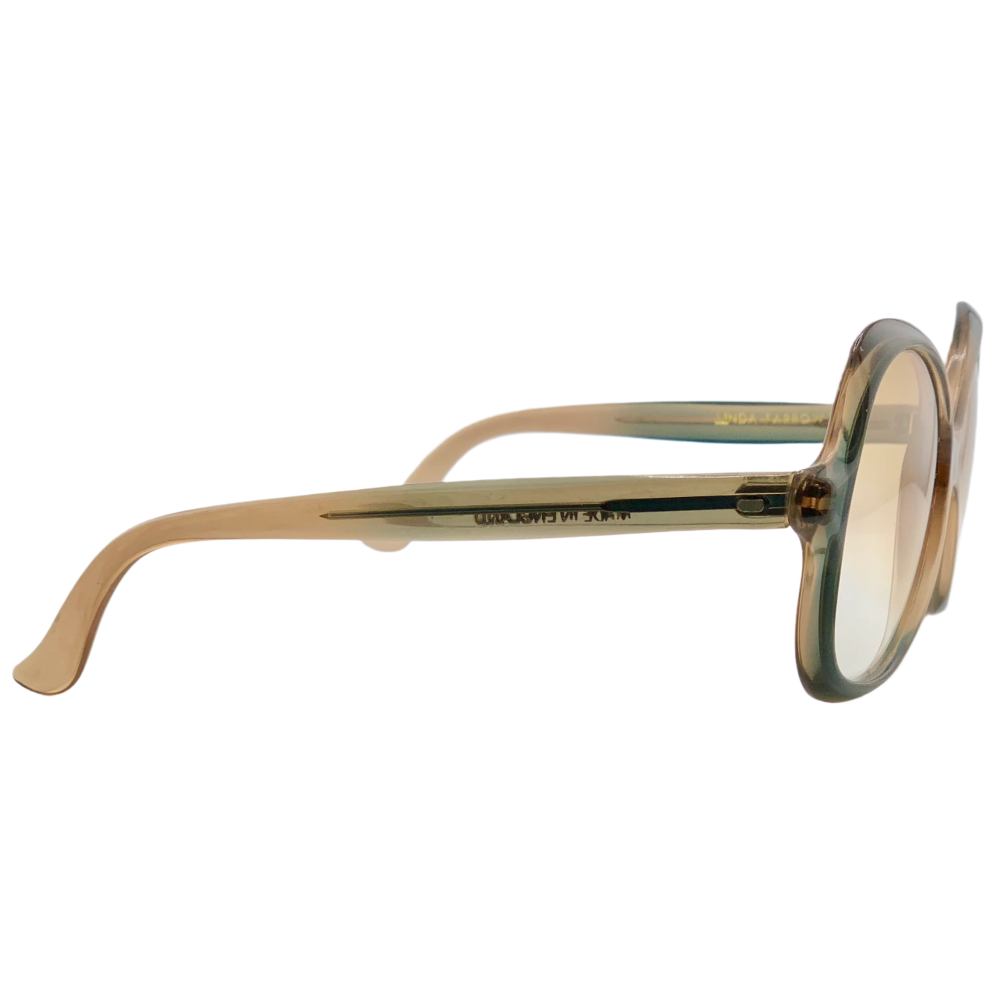 Authentic Linda Farrow Round 211 sunglasses, never worn or sold