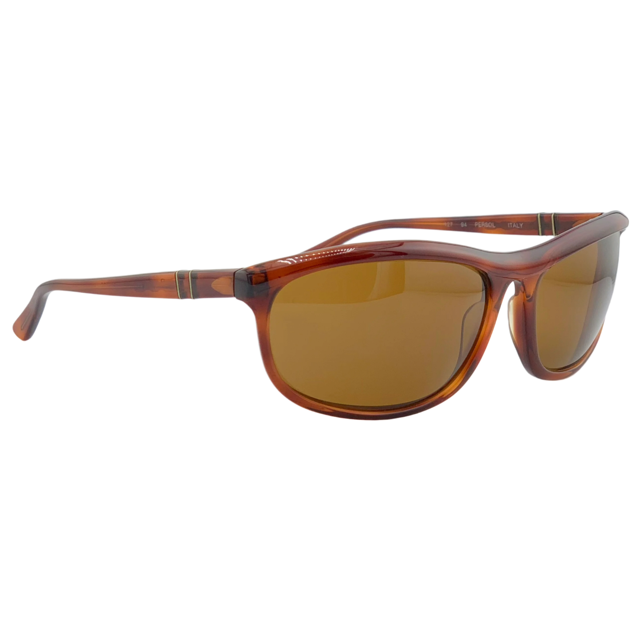Authentic vintage Persol Oval 58230 sunglasses in superb condition, made in Italy with originality guaranteed