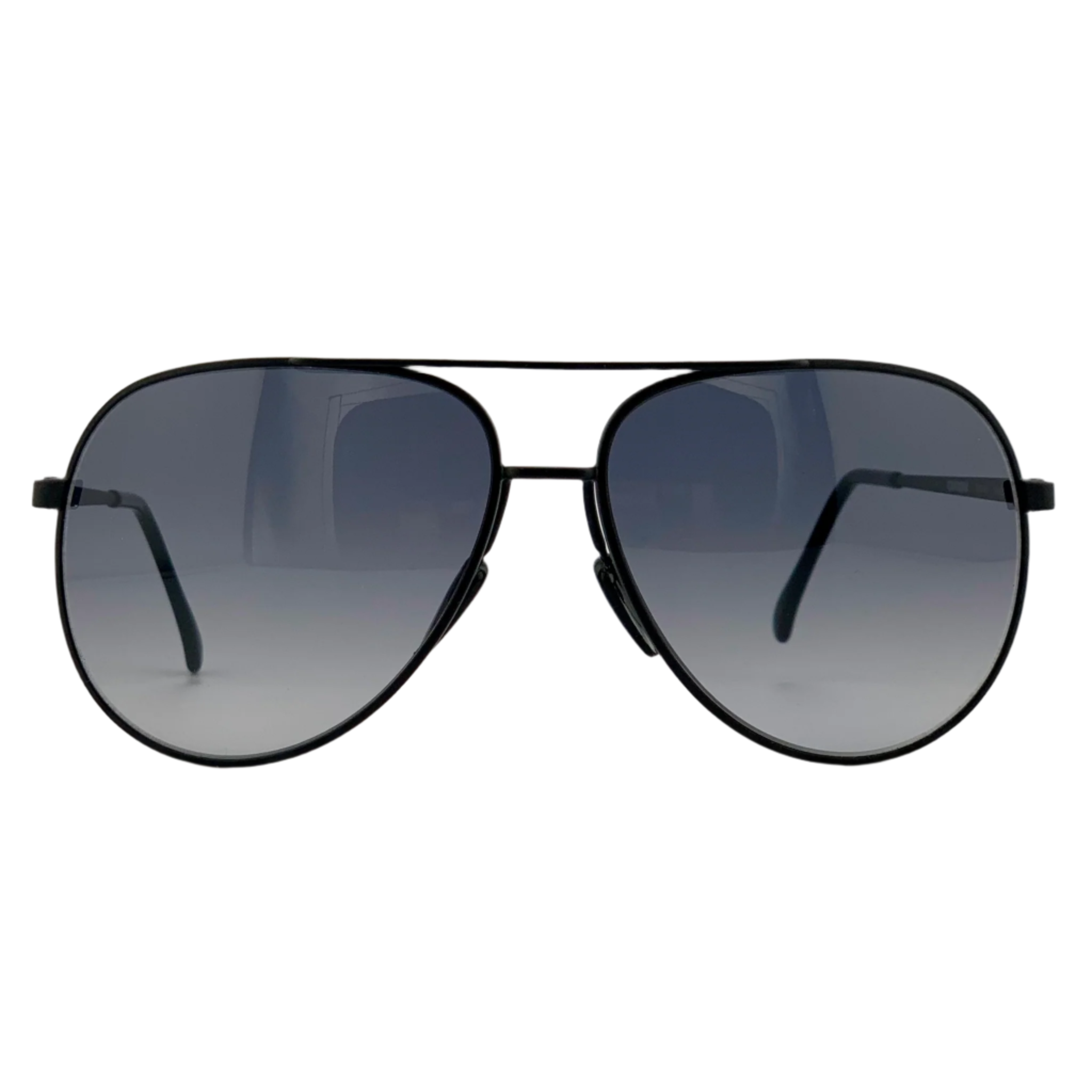 Vintage Carrera Aviator 5585 92 sunglasses for men and women, black frame, grey lens, made in Austria, 100% UV protection, never worn or sold, authentic original