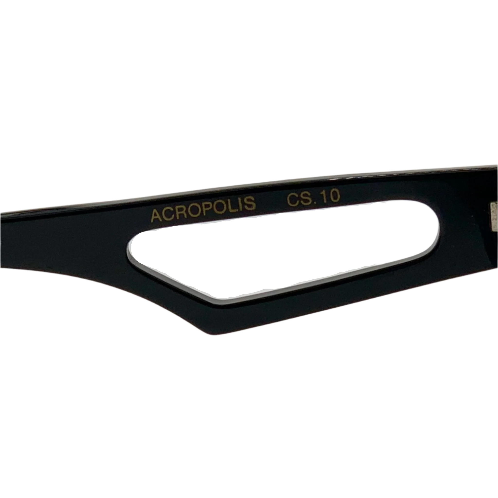 Black Claudia Carlotti Flat Brow Acropolis CS10 sunglasses with sleek, modern design