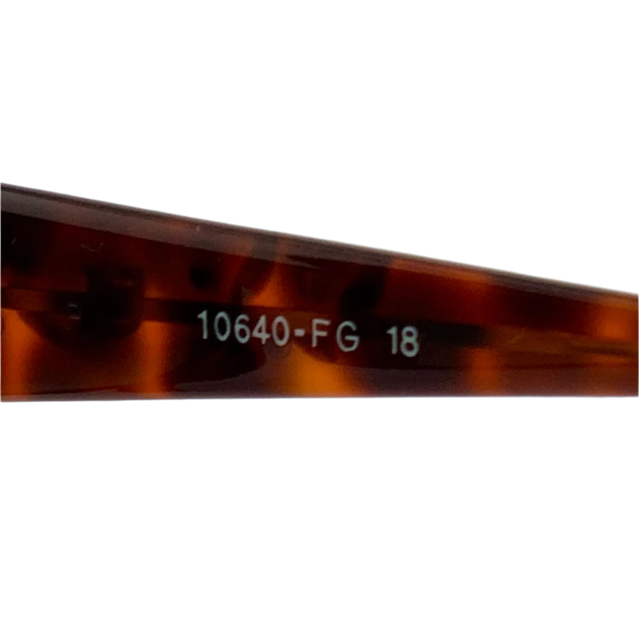 Unworn vintage Emmanuelle Khanh Flat Brow 10640-FG sunglasses in tort frame and brown lenses, made for men and women