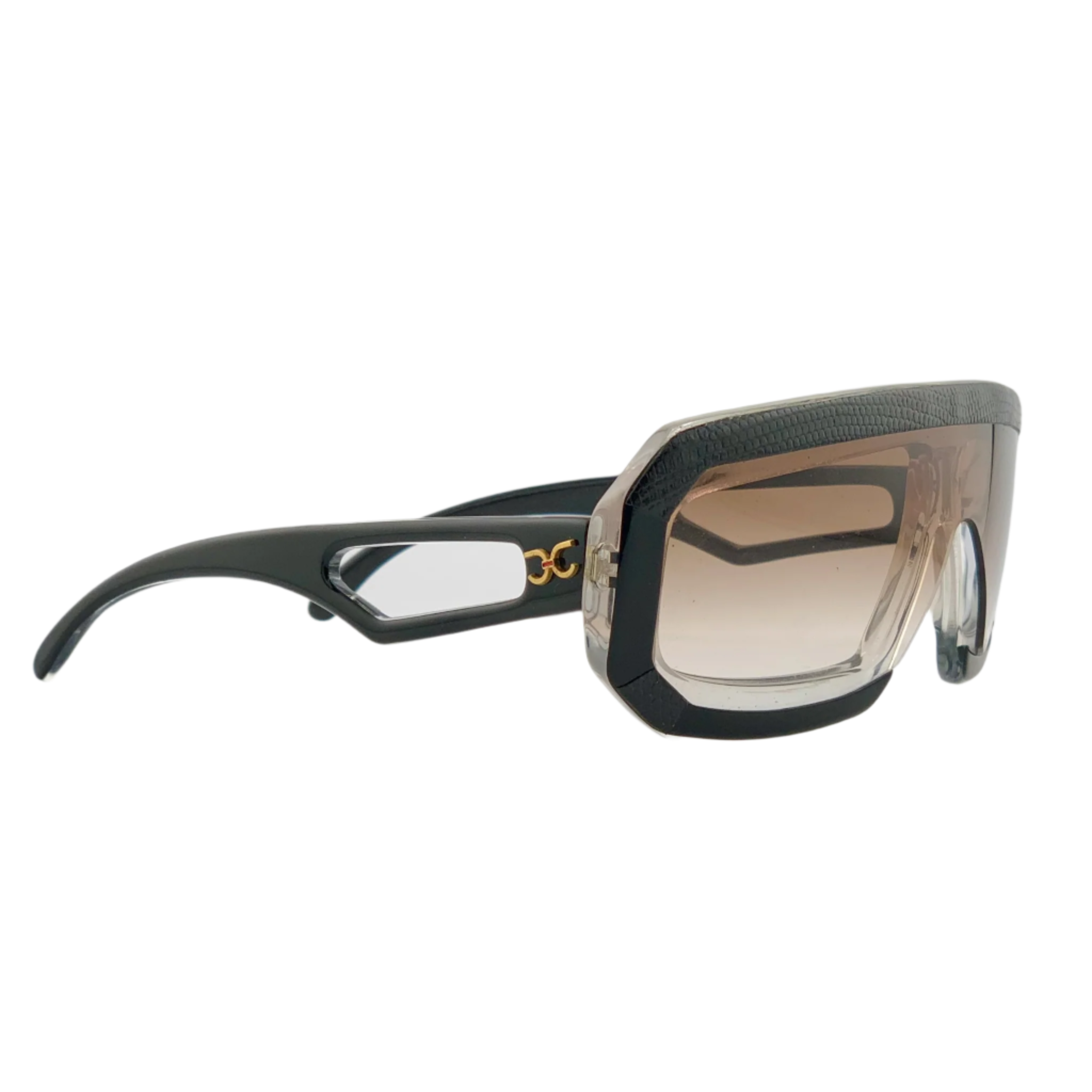 Handcrafted Claudia Carlotti Flat Brow Chaparal sunglasses with sleek design