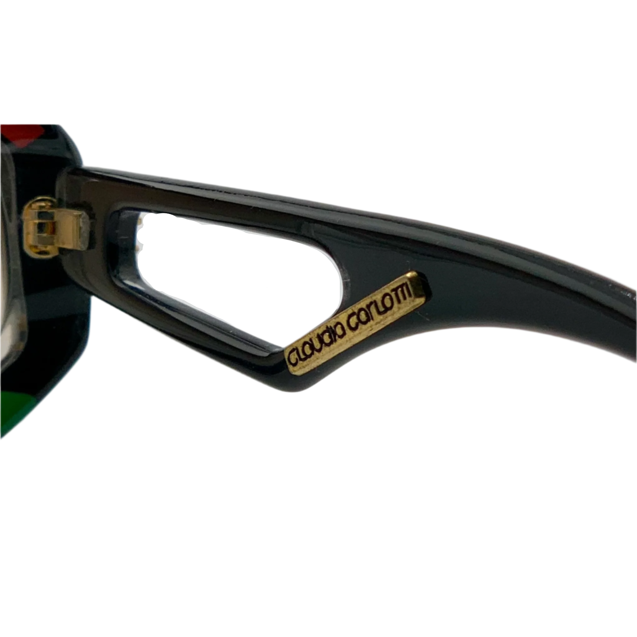 Brown flat brow chaparal sunglasses by Claudia Carlotti for women