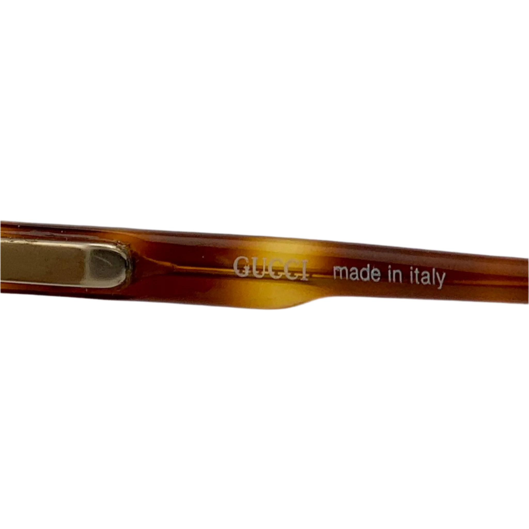 Black Gucci Aviator 1300/S sunglasses with gold detailing and tinted lenses