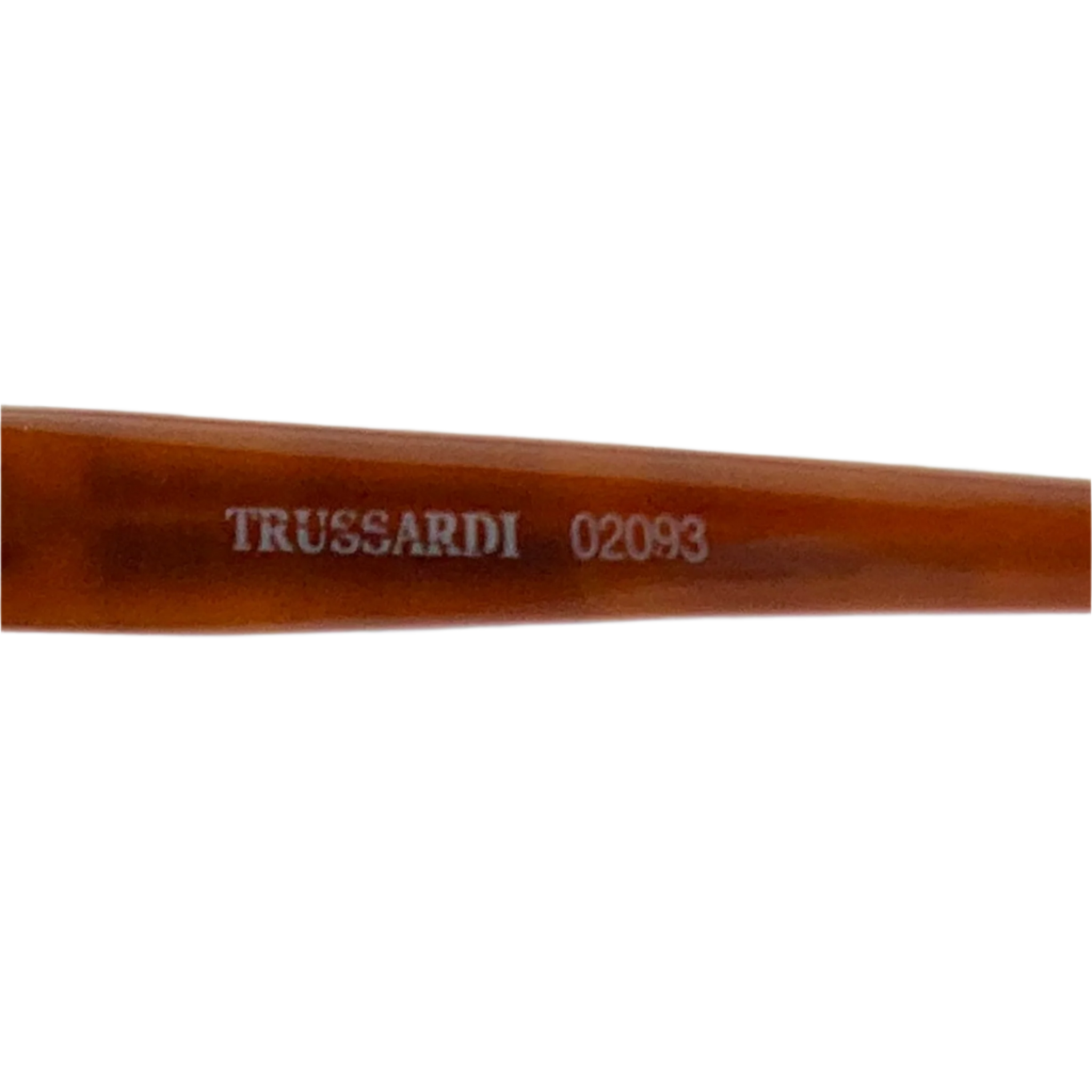 Authentic vintage Trussardi Clubmaster 02093 sunglasses, suitable for both men and women Made in Italy with a brown/gold frame and brown lenses, in pristine condition, never before worn or sold