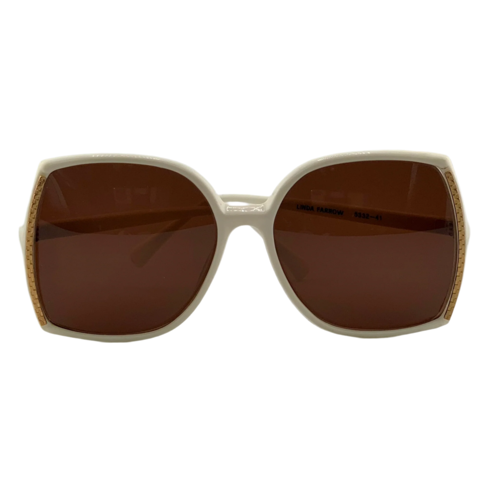 Vintage Linda Farrow Square 5332 sunglasses for men and women