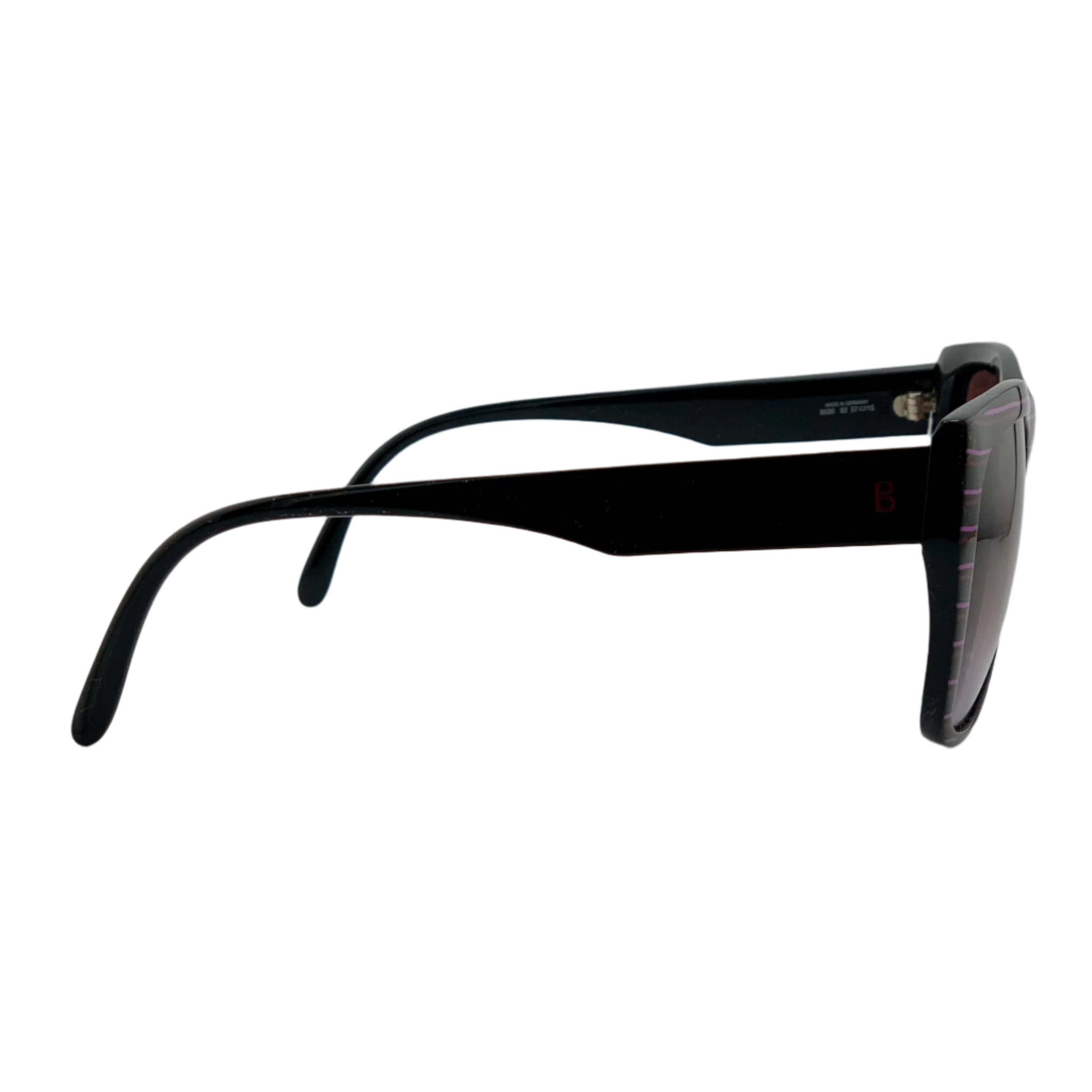 Black and pink frame Terri Brogan Square 8680 93 sunglasses made for men and women