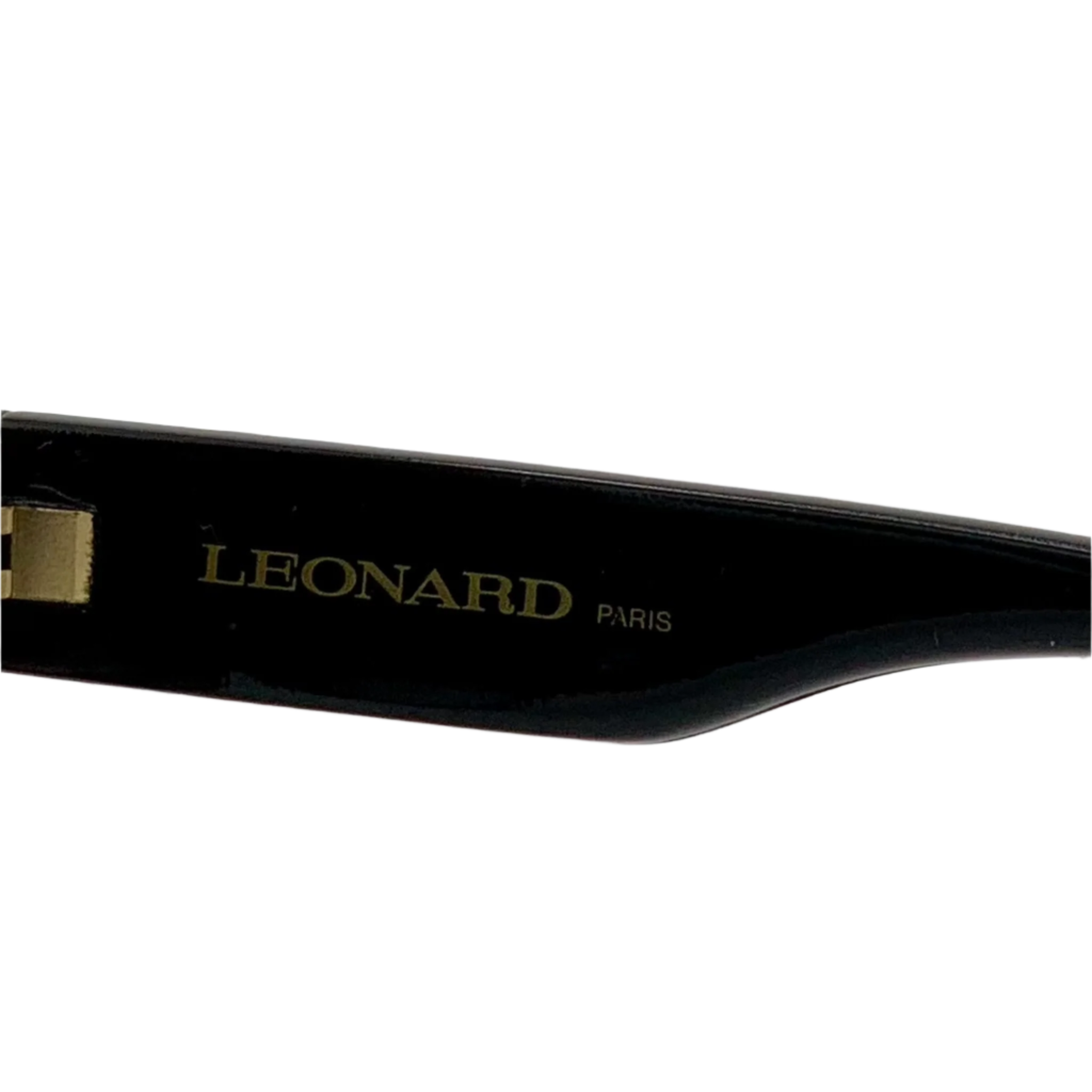 Vintage Leonard Square LE17 02 sunglasses for men and women in brown and black frame and brown lens, made in France, in superb condition, never worn or sold, authentic original