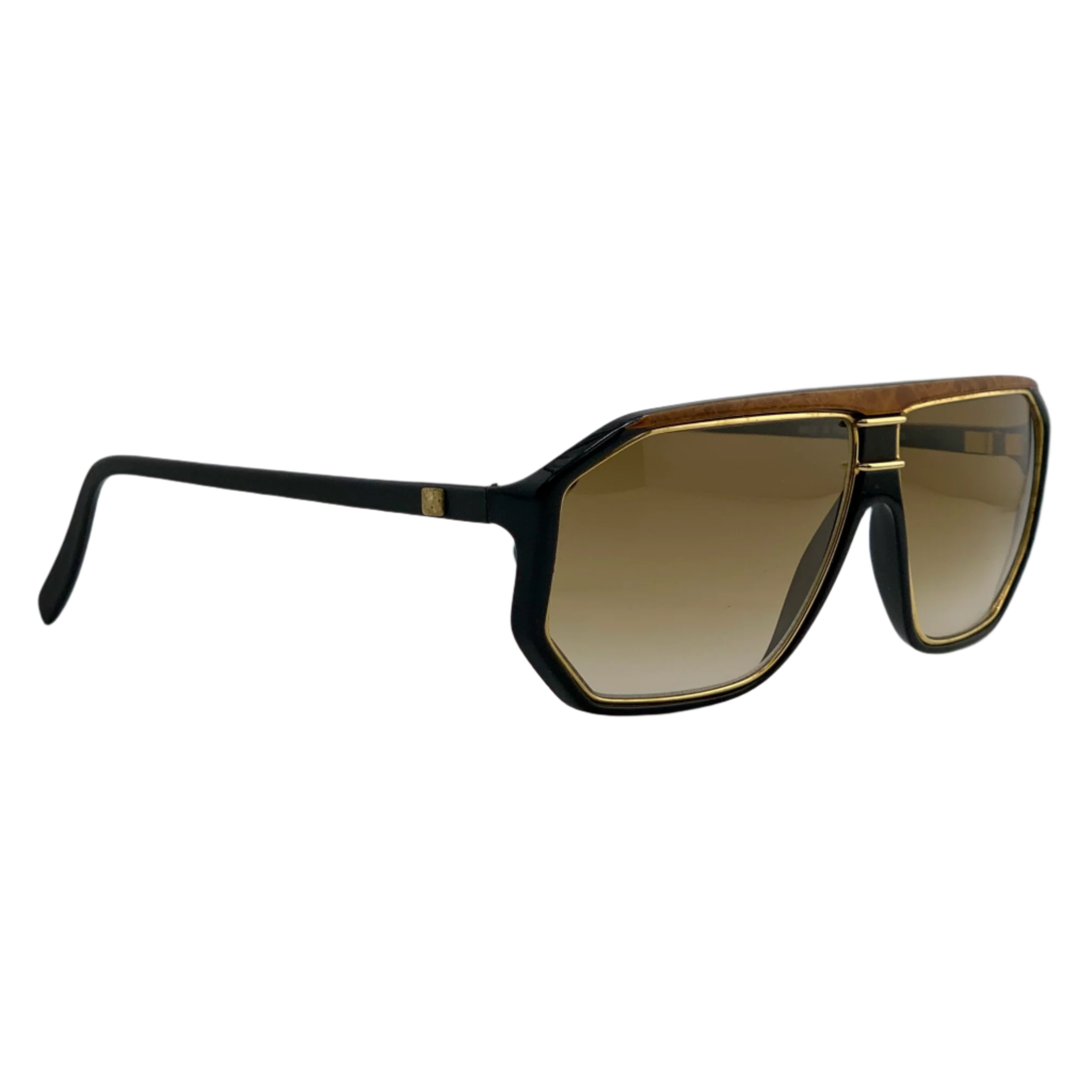 LEONARD SQUARE LE 54 09 - modern, stylish, black rectangular eyeglasses with sleek design