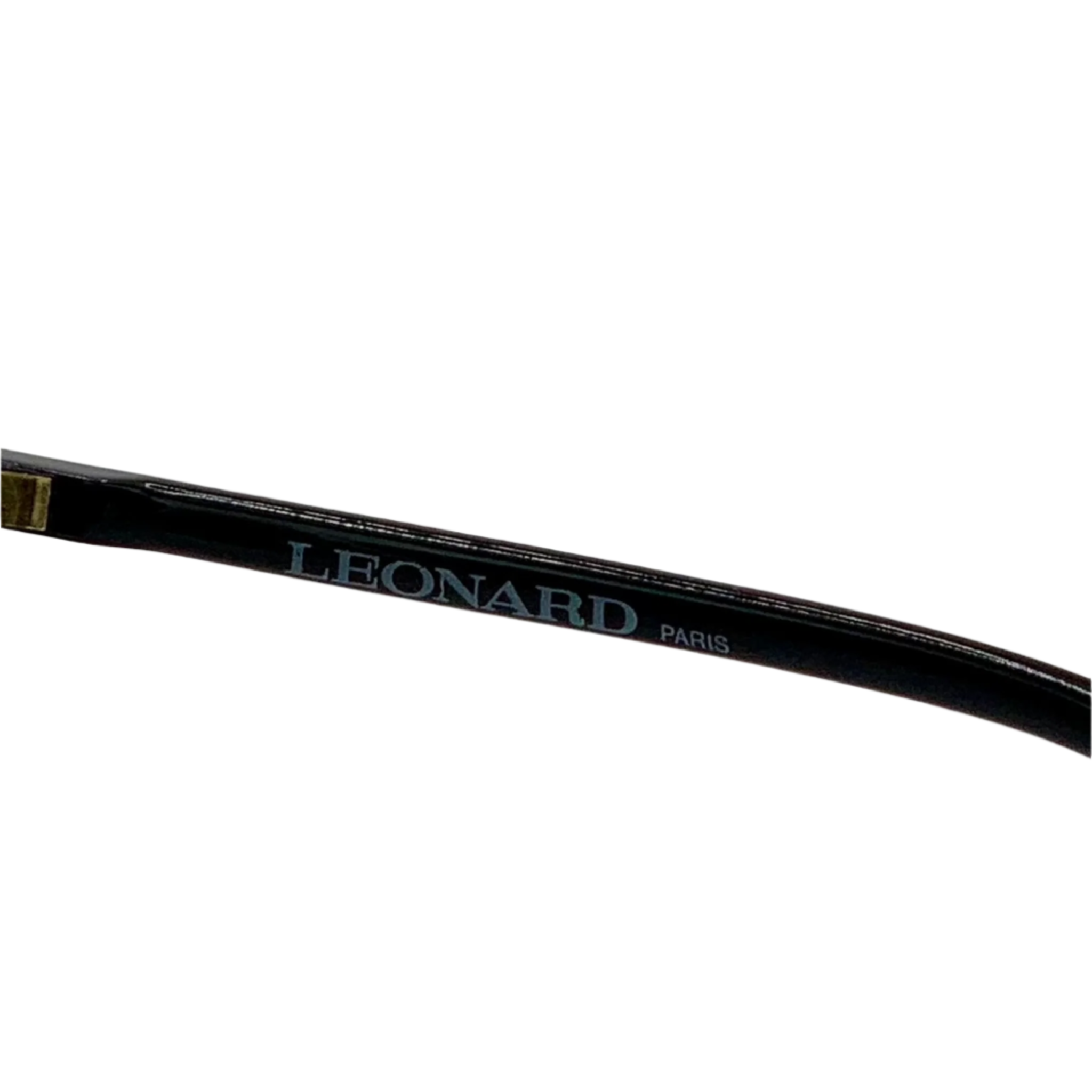 LEONARD SQUARE LE19 04: Modern black square frame sunglasses with polarized lenses