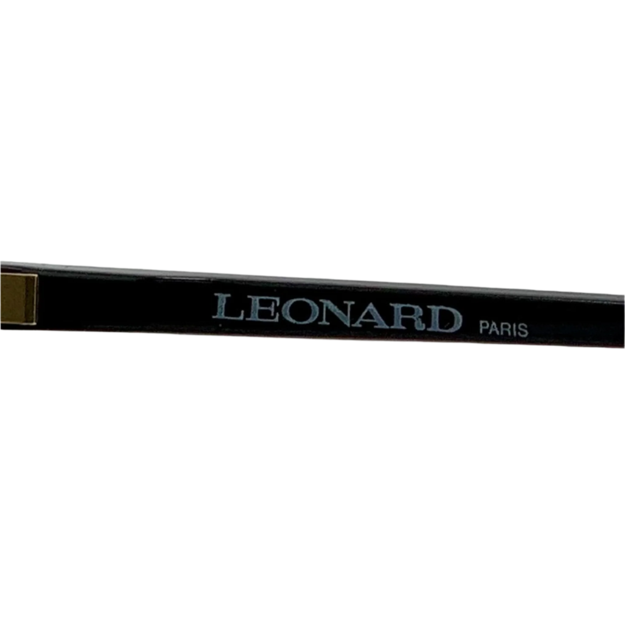 LEONARD SQUARE LE54 11 - Modern black metal frame with clear glass panels