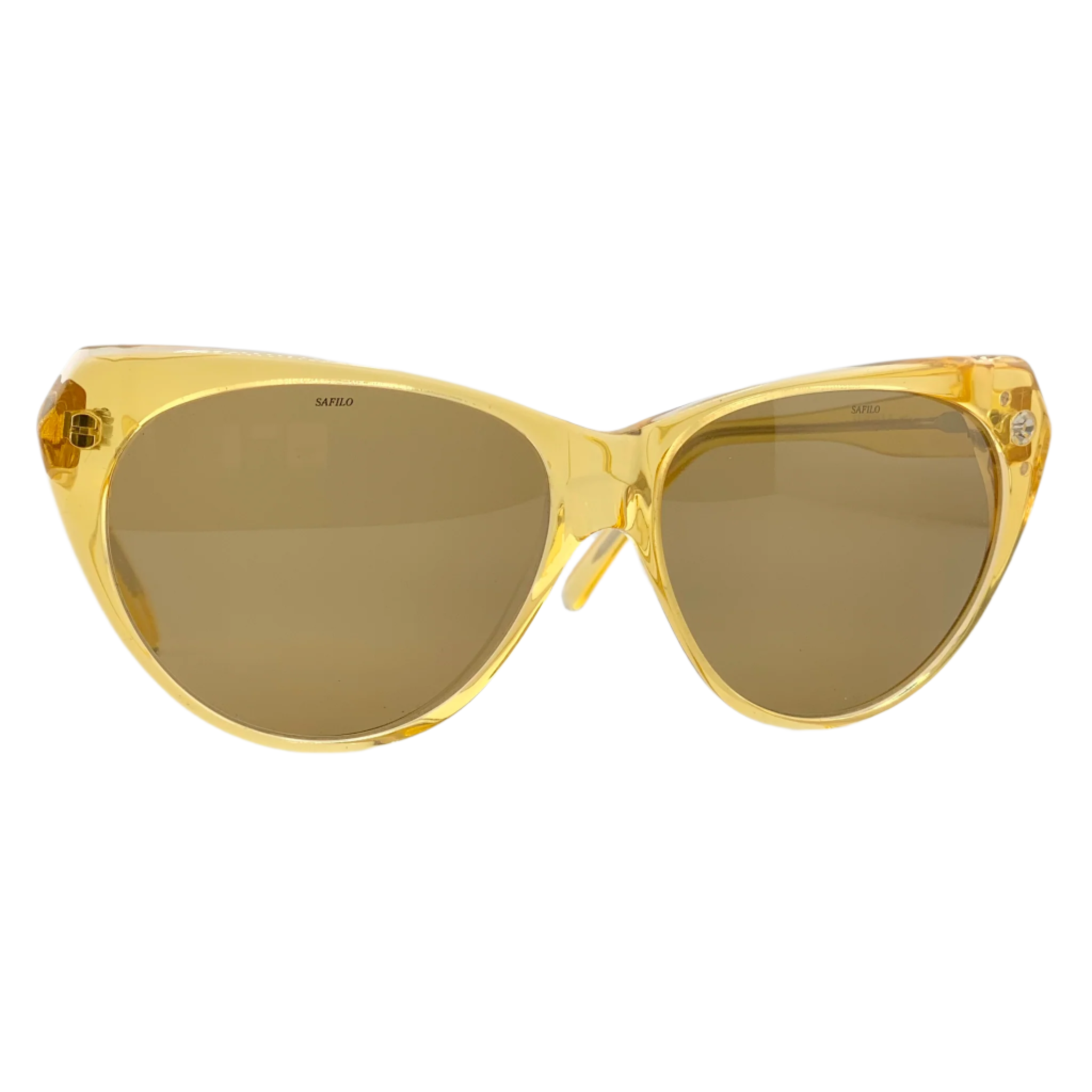 Safilo Cat Eye Euforia 5 sunglasses with black frames and gradient lenses