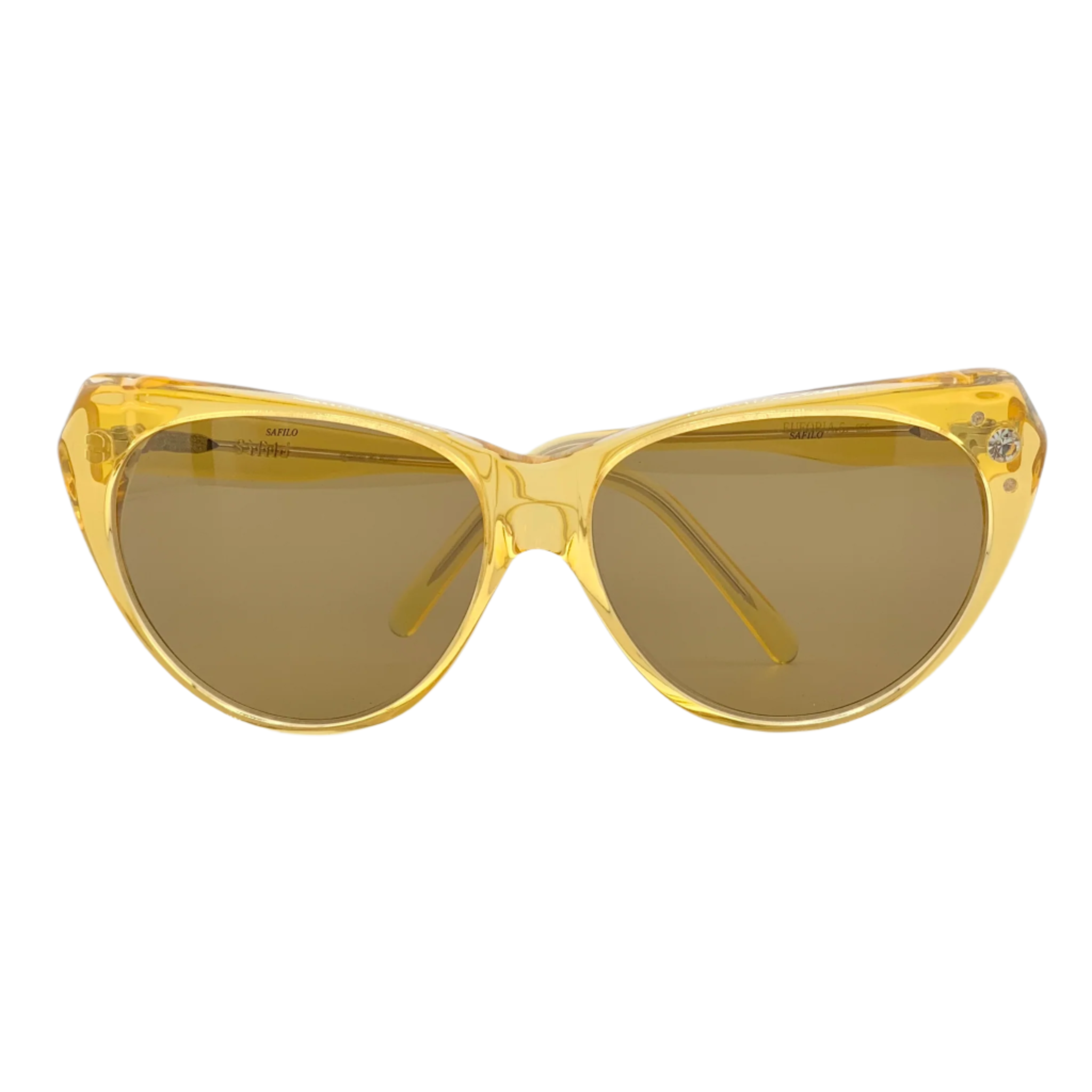 Safilo cat eye Euforia 5 sunglasses with black frames and gradient lenses