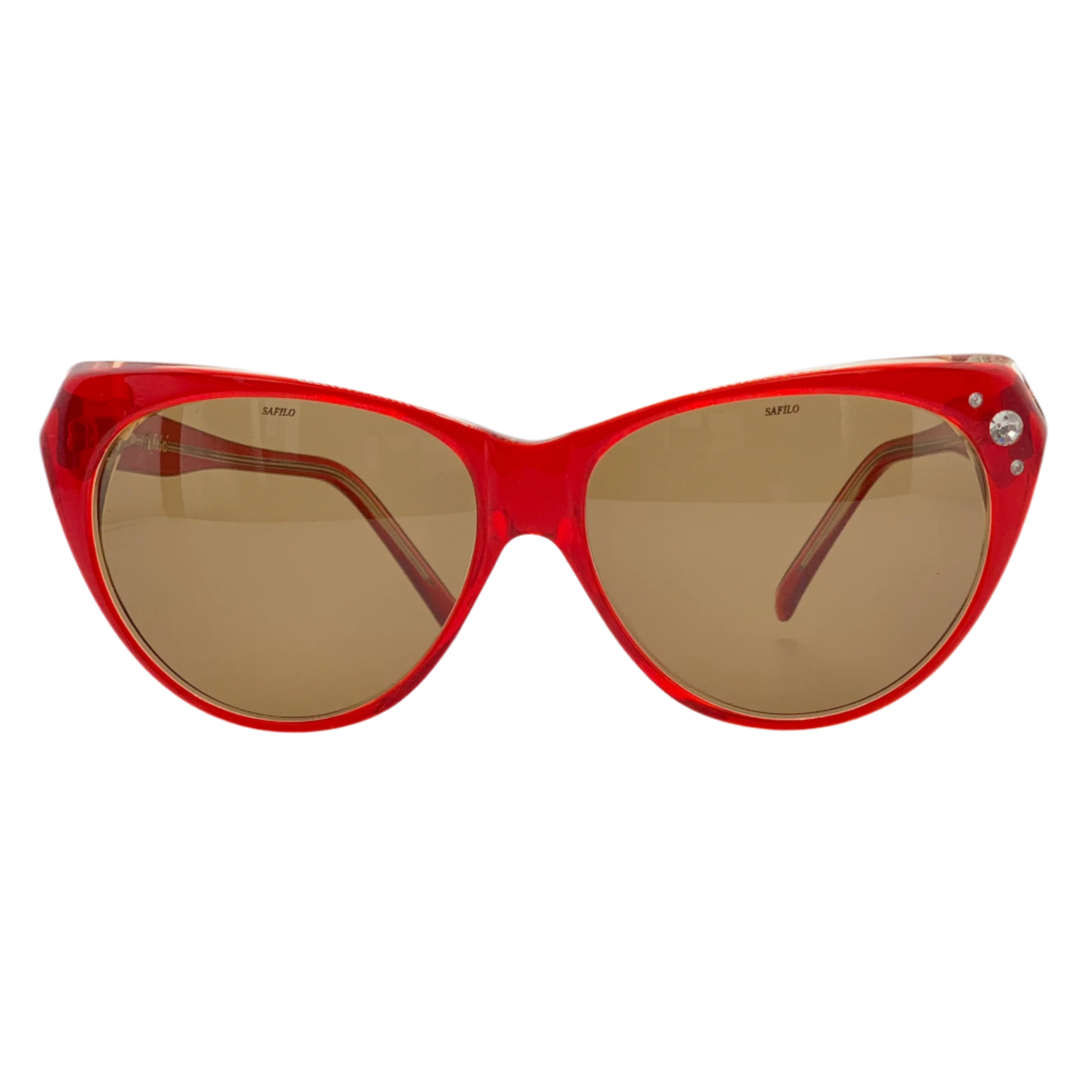 Safilo cat eye Euforia 5 sunglasses with sleek black frames and stylish design