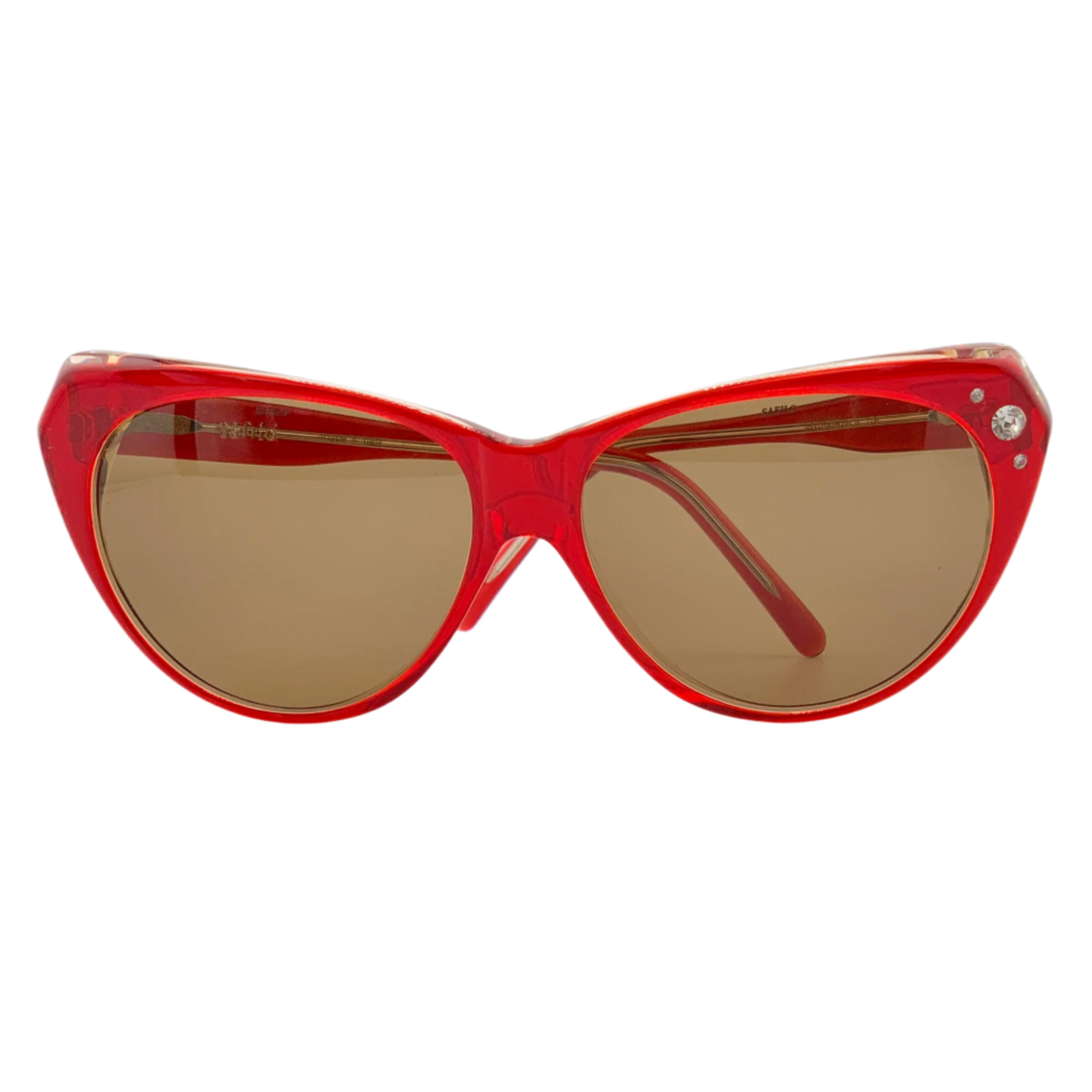 Sleek and stylish Safilo Cat Eye Euforia 5 sunglasses with black frames and gradient lenses