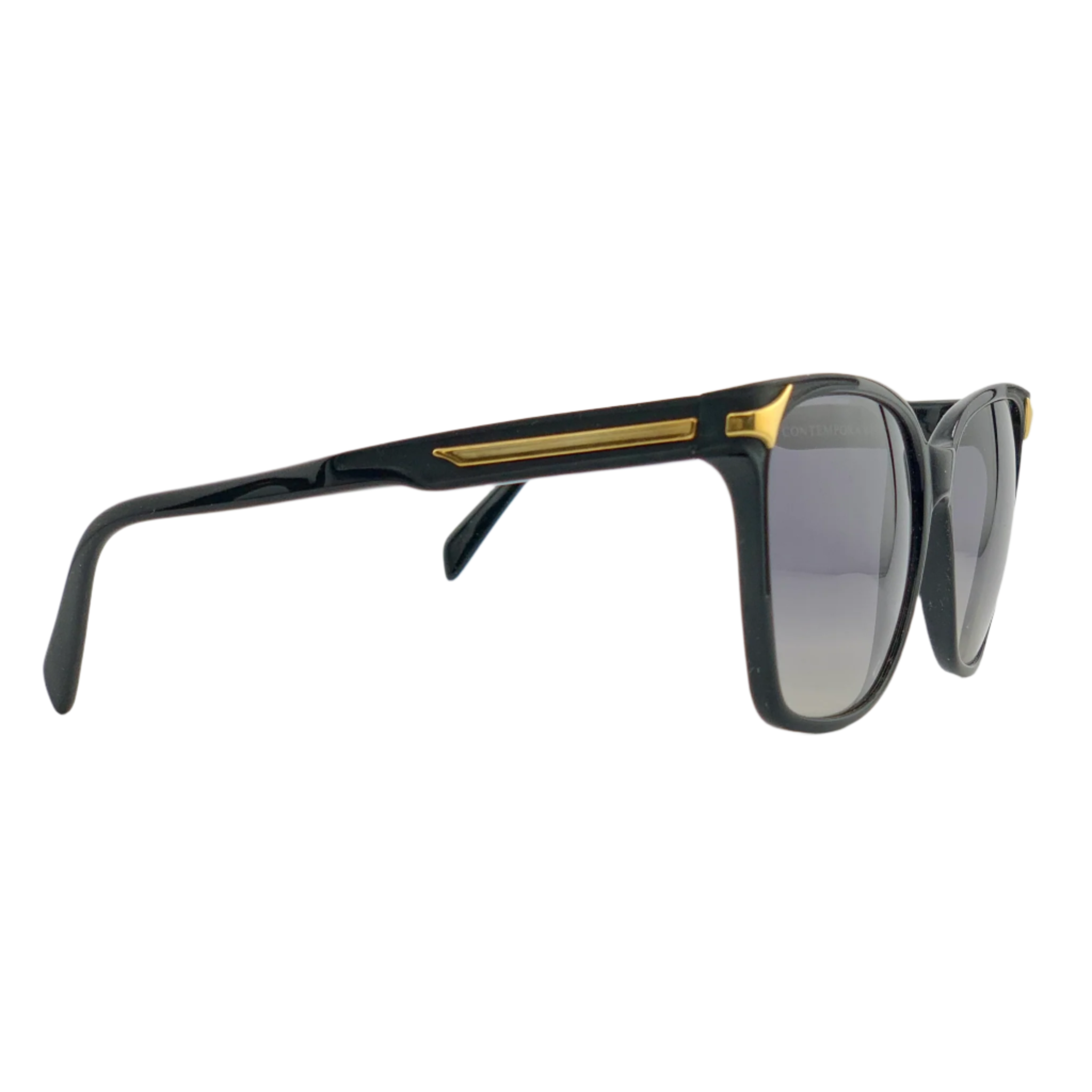 Safilo Square Contempora 845, matte black frame with sleek contemporary design