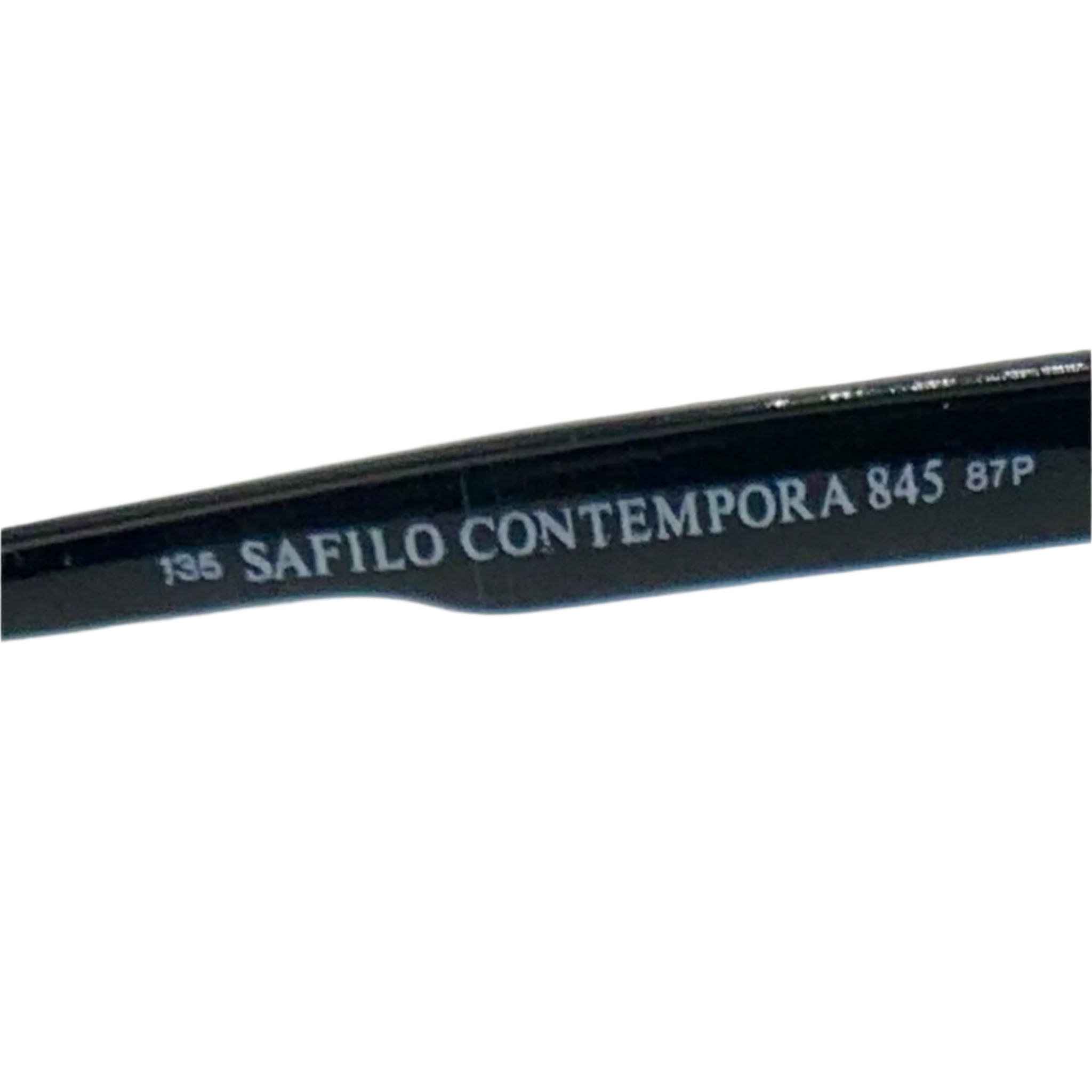 Safilo Square Contempora 845 stylish and modern eyeglasses in black
