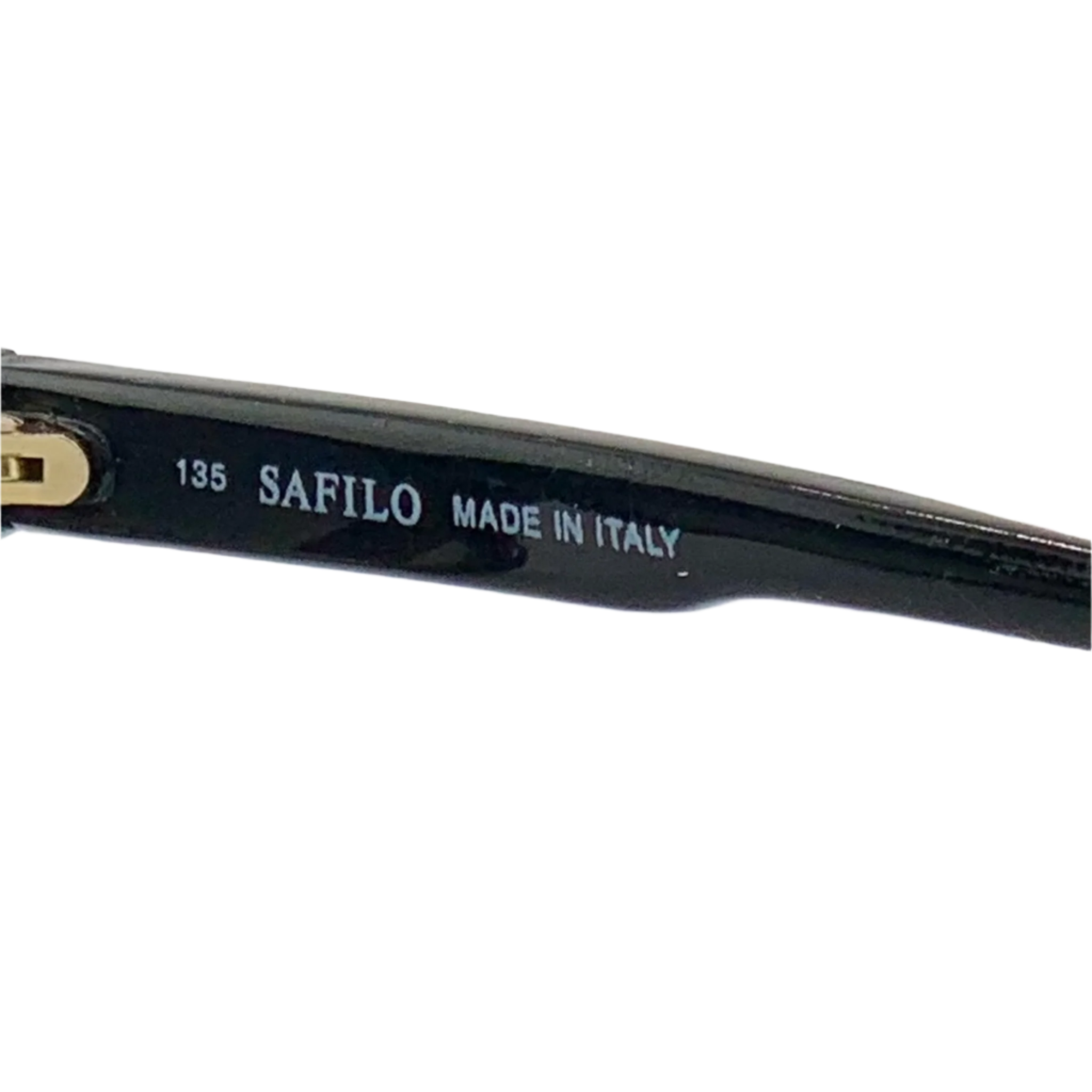 Black Safilo Square Contempora 845 sunglasses with stylish geometric frames