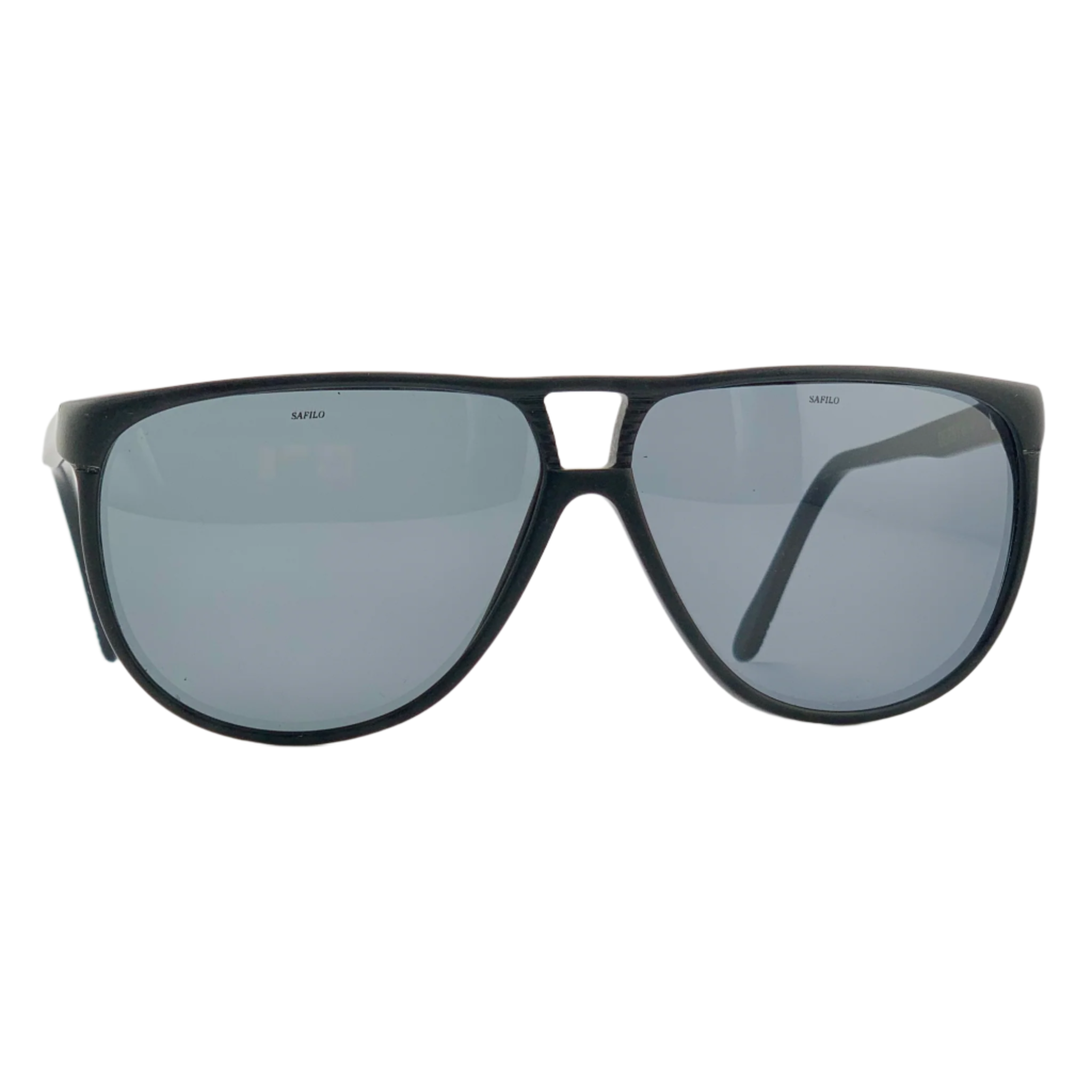 Authentic grey lens and black frame made in Italy