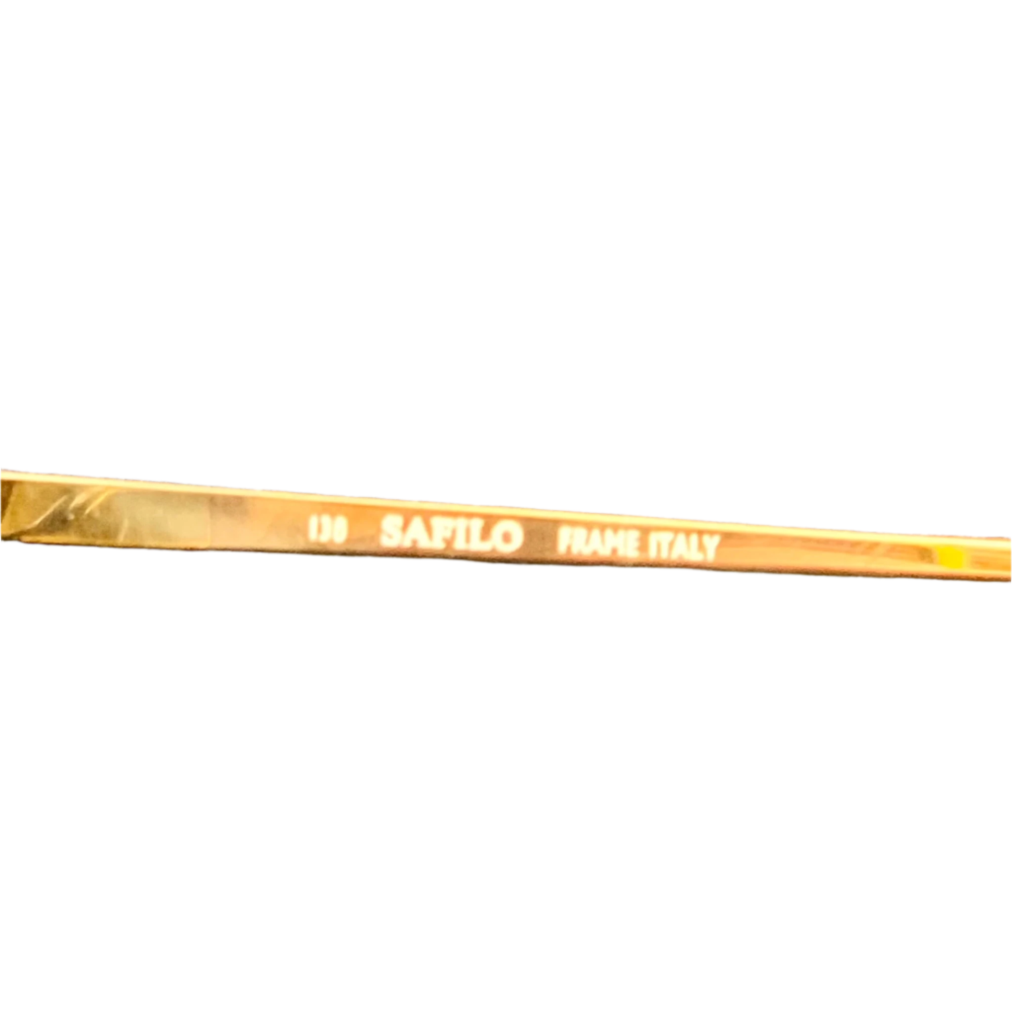 Sleek and stylish Safilo Aviator GP 68V sunglasses with gold frames