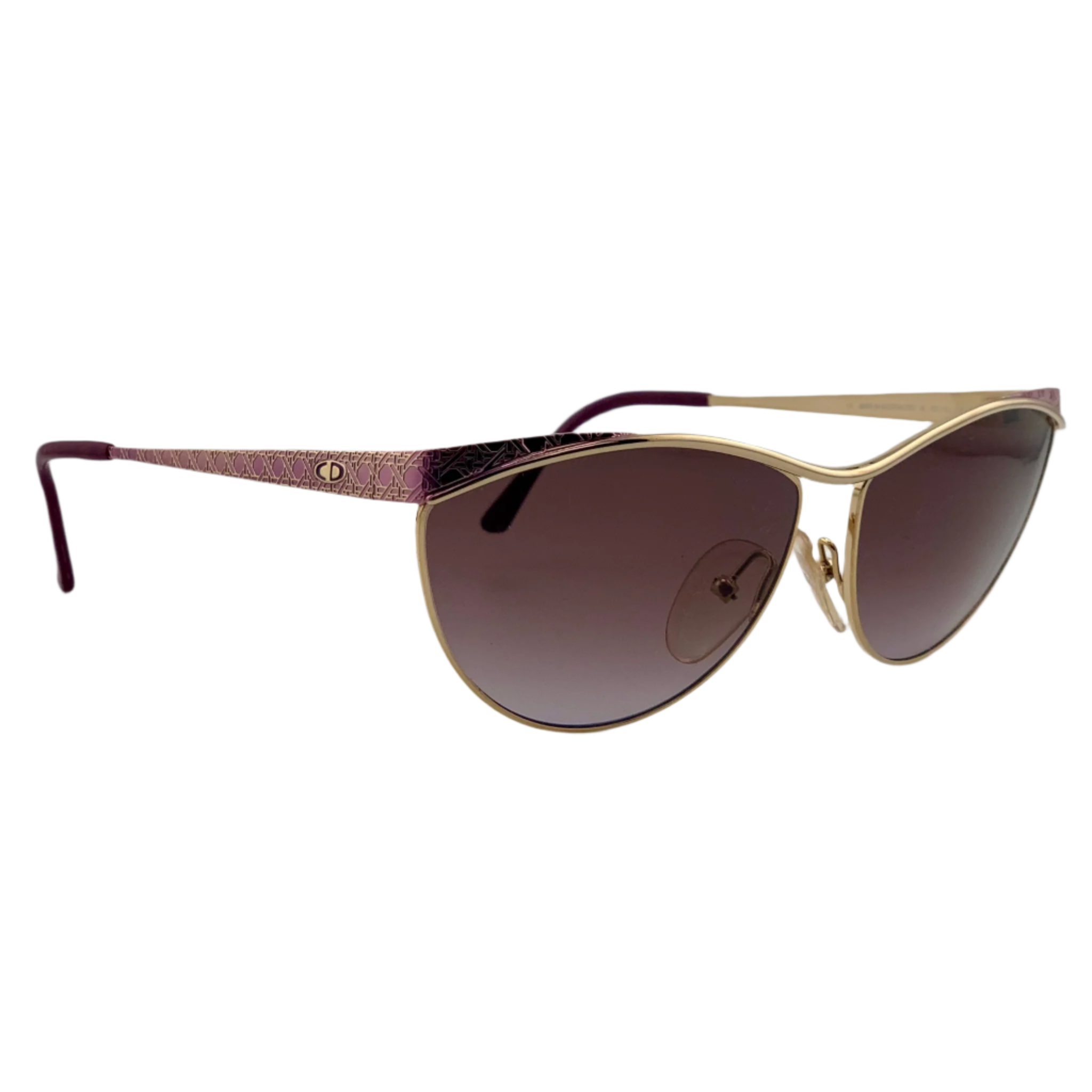 Purple lens Christian Dior Cat Eye 2762 48 sunglasses made in Austria