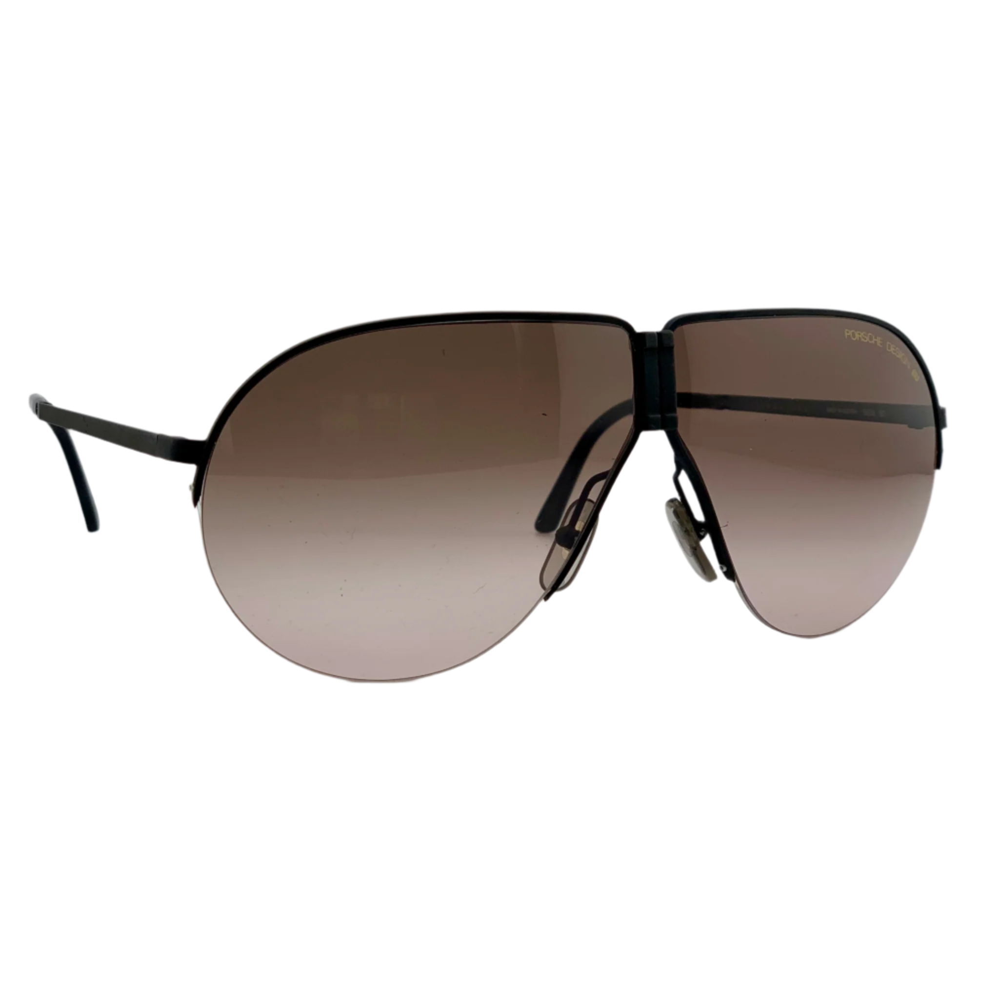 Black frame with brown lenses made in Austria