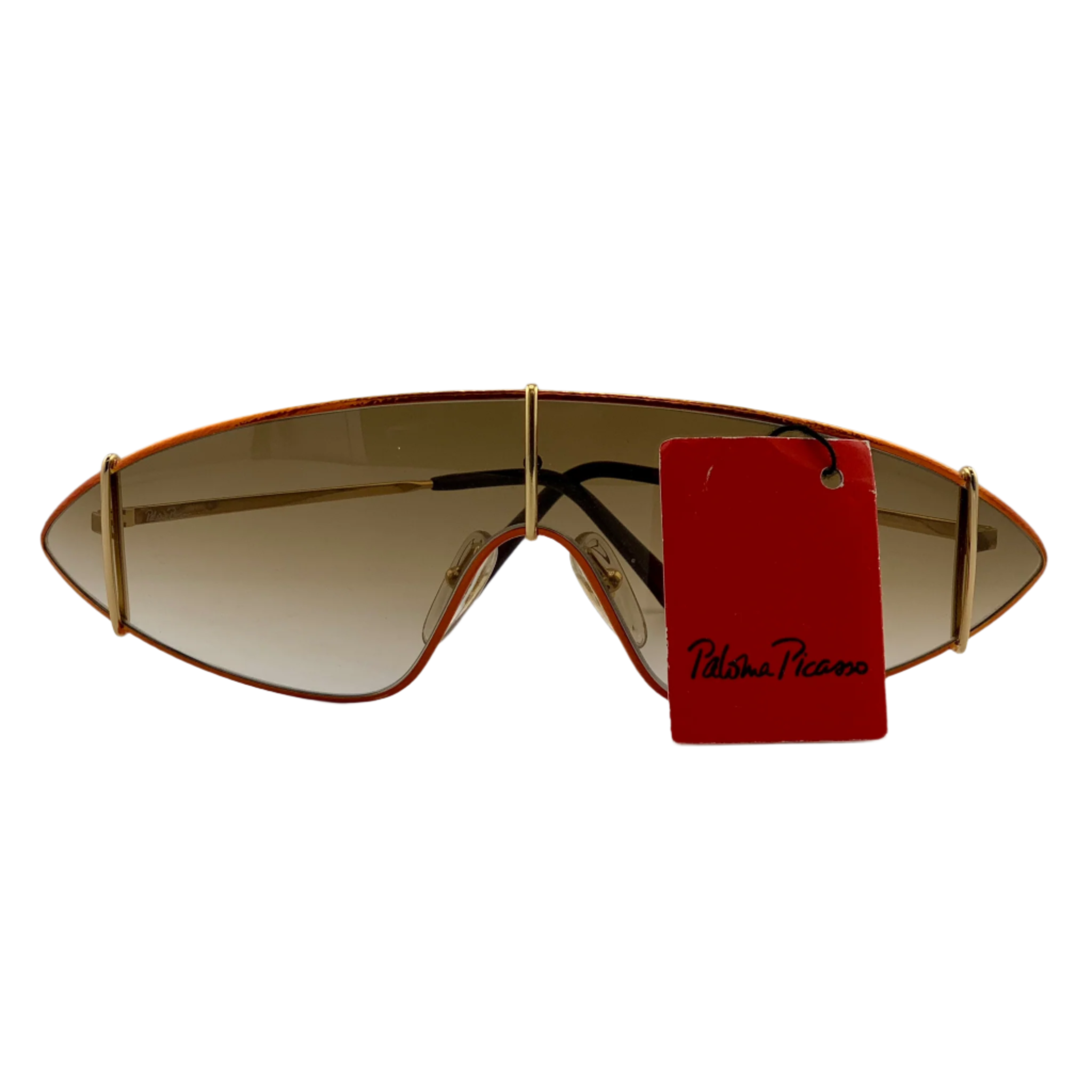 Stylish and protective PALOMA PICASSO VISOR 3728 41 sunglasses in black