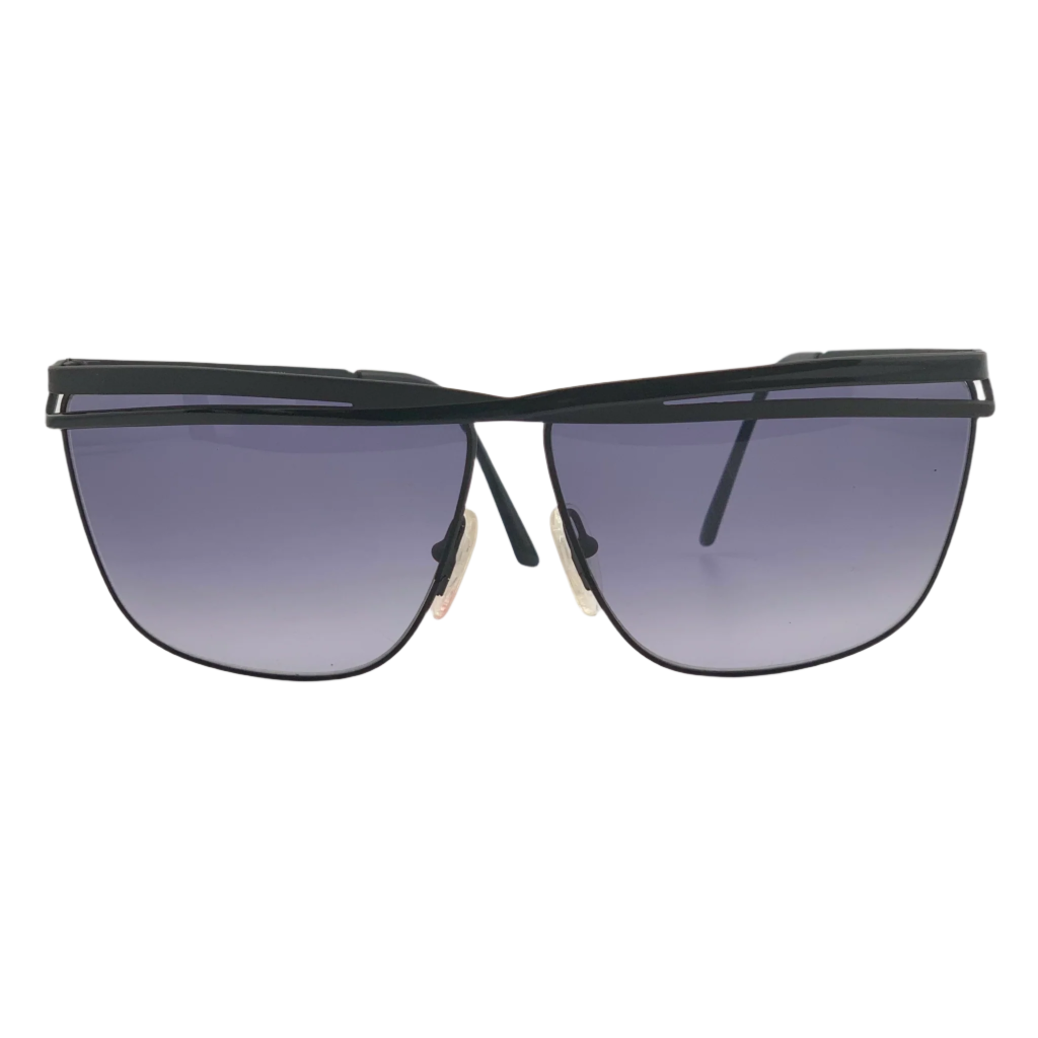 A close-up image of a pair of stylish LAURA BIAGIOTTI SQUARE T110/S sunglasses with square frames and tinted lenses