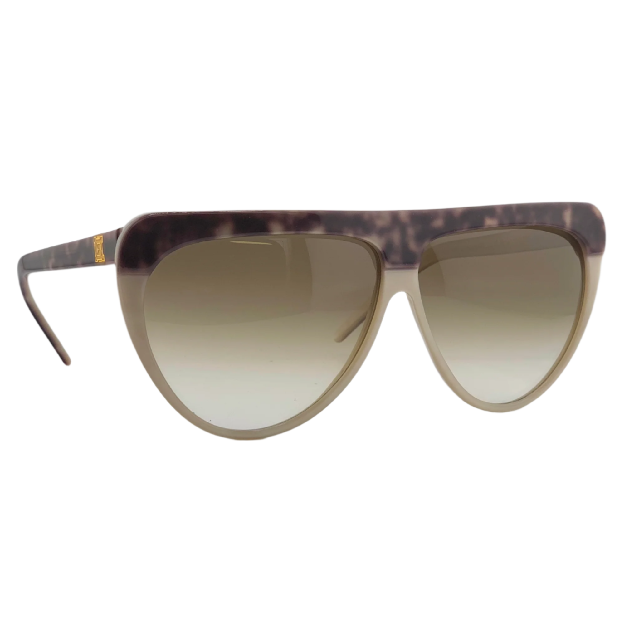 Brown lens Italian-made Laura Biagiotti Round sunglasses in superb condition