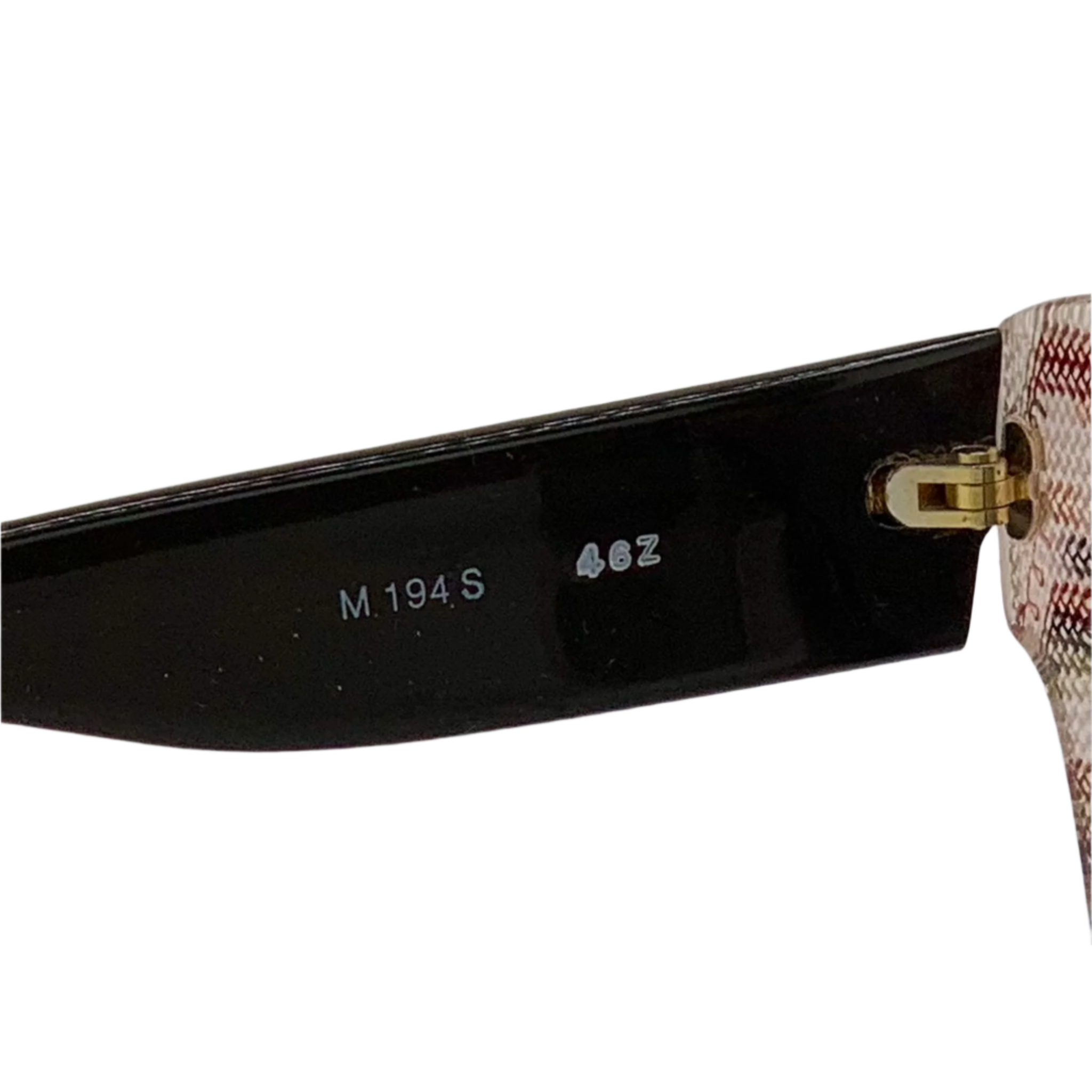 Missoni Square M194S sunglasses with colorful patterned frames and dark lenses