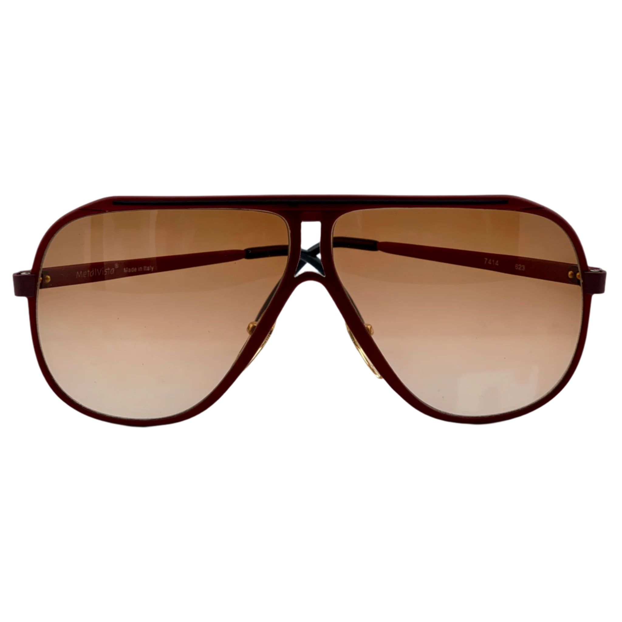 Unworn and authentic Metal Vista Aviator 7414 sunglasses for sale