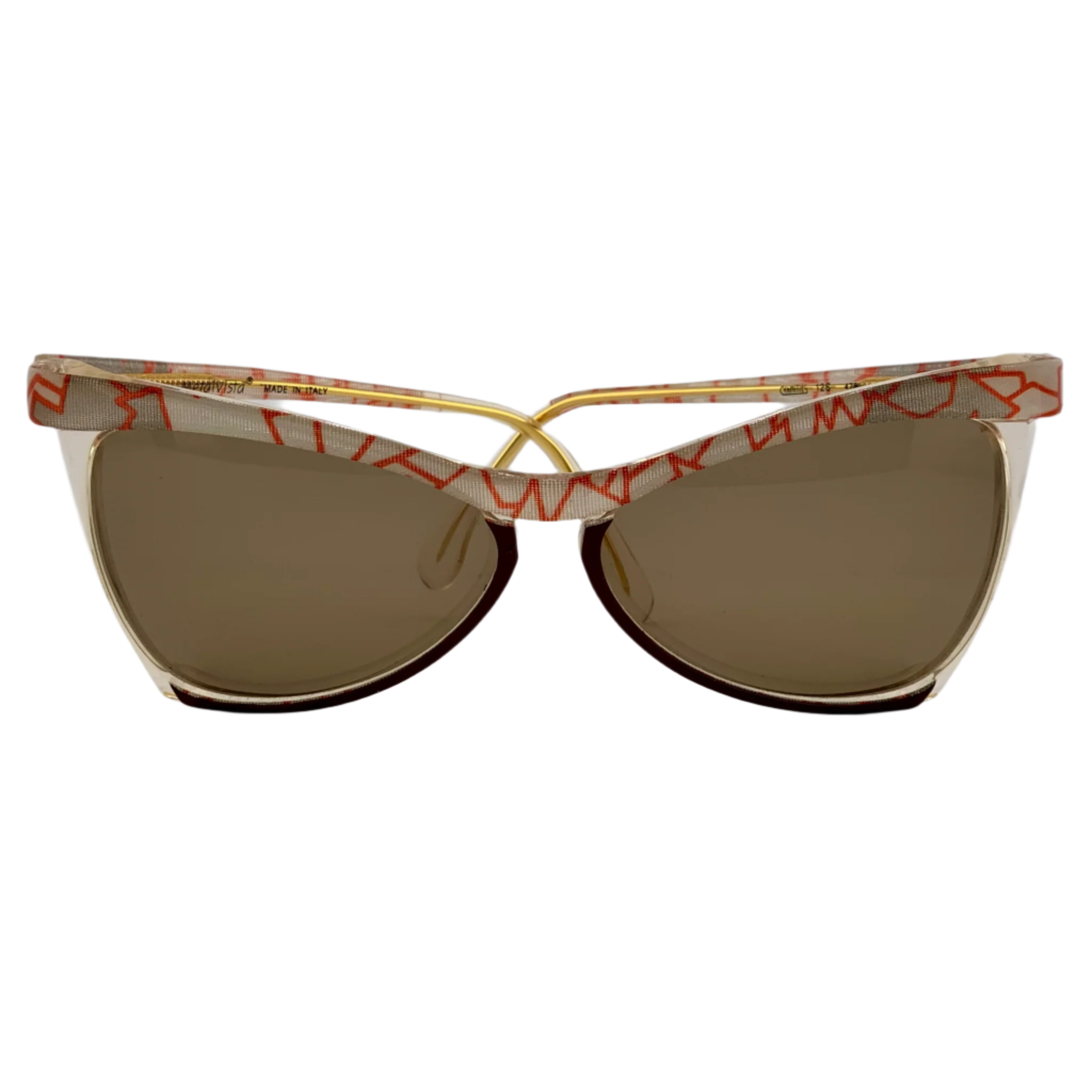 Vintage Metal Vista Cat Eye 12S sunglasses, never worn, authentic