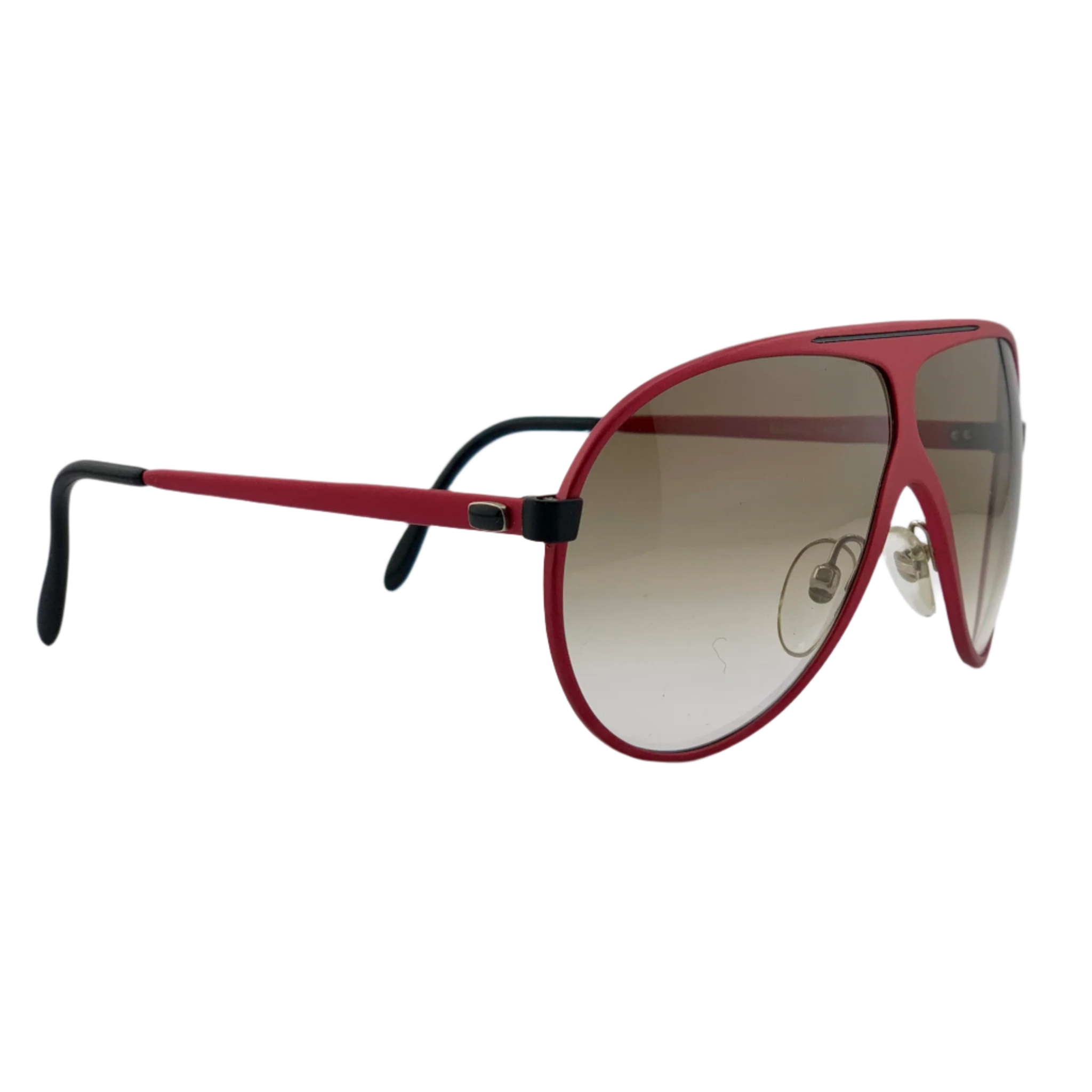 Metal Vista Aviator 7421/S sunglasses with sleek silver frames and mirrored lenses
