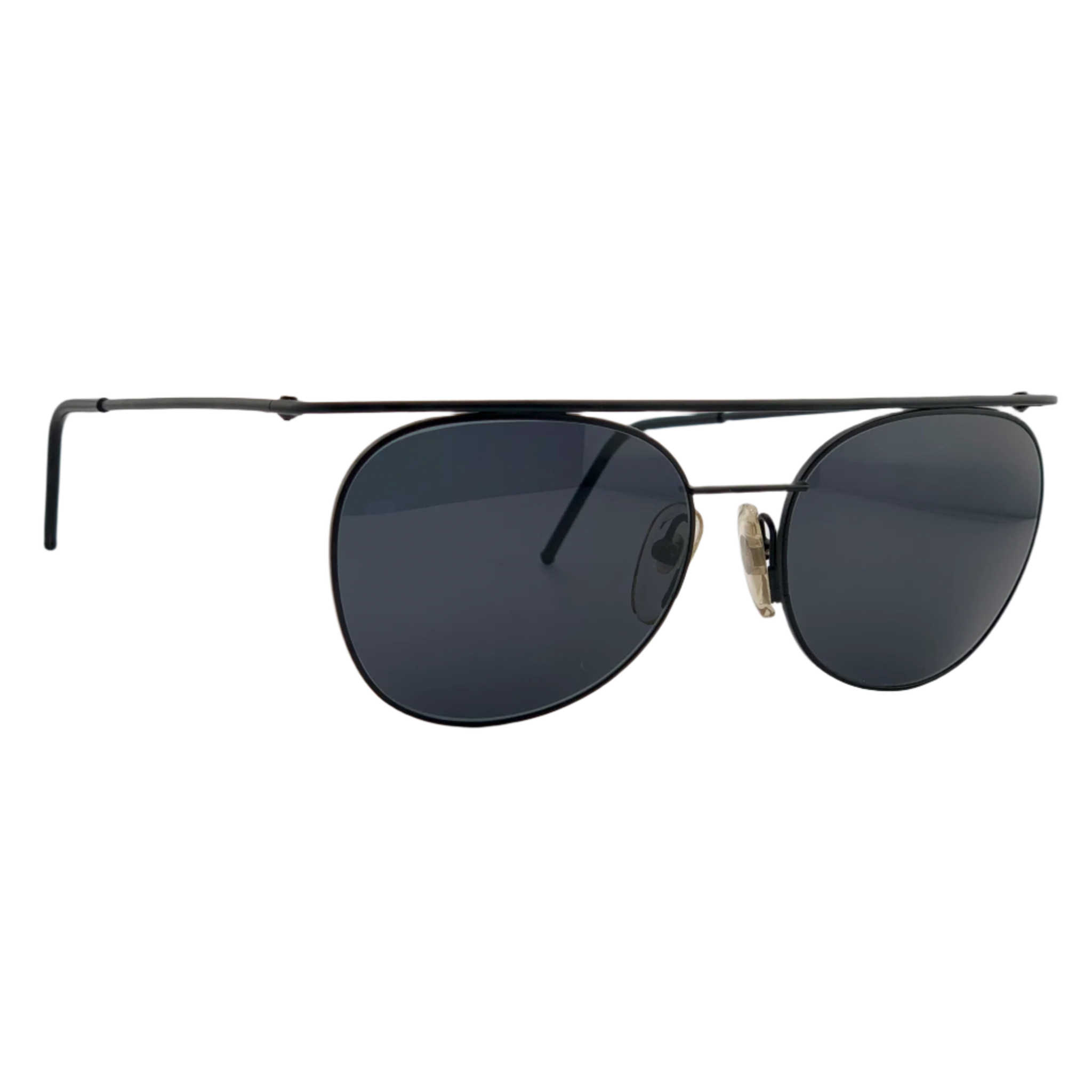 Metal Vista Round 7425/S sunglasses with sleek silver frame and gradient lenses