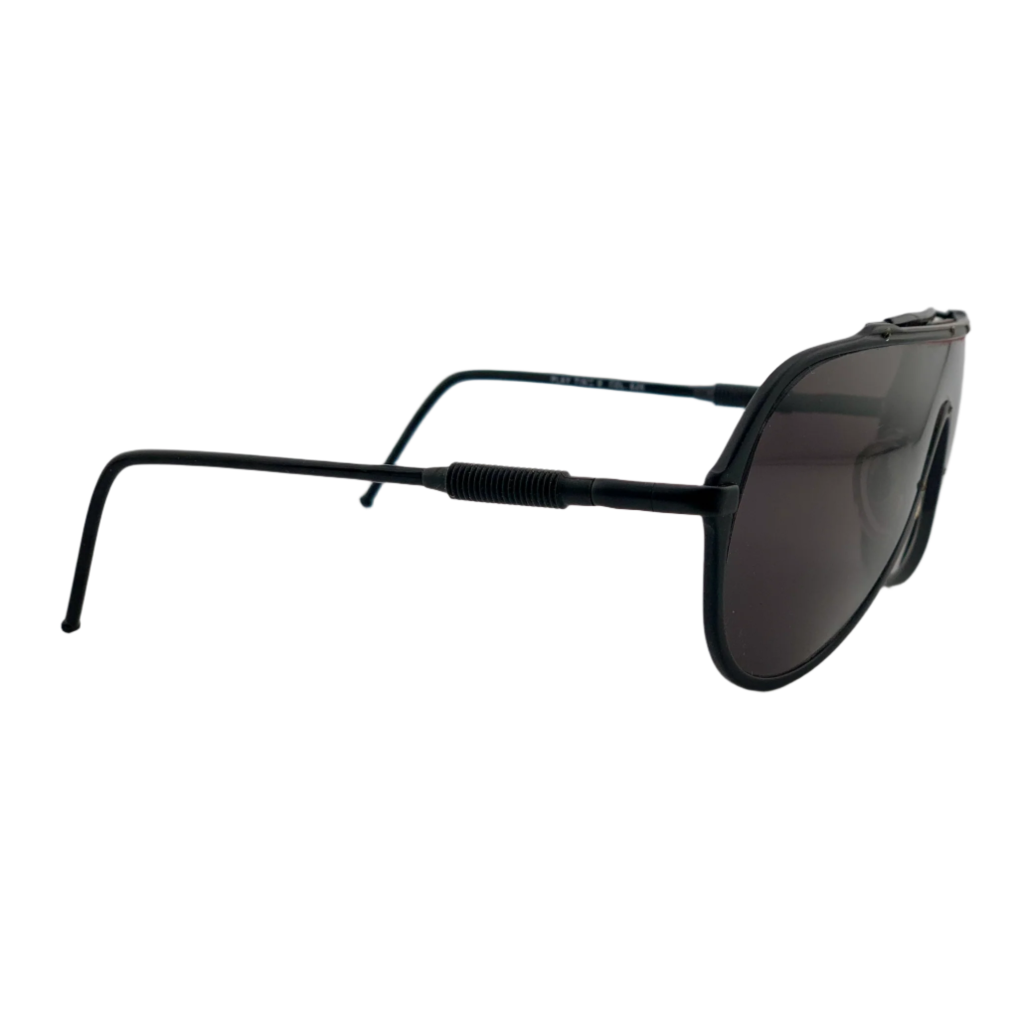 Never before worn Vintage Metal Vista Visor sunglasses in Black